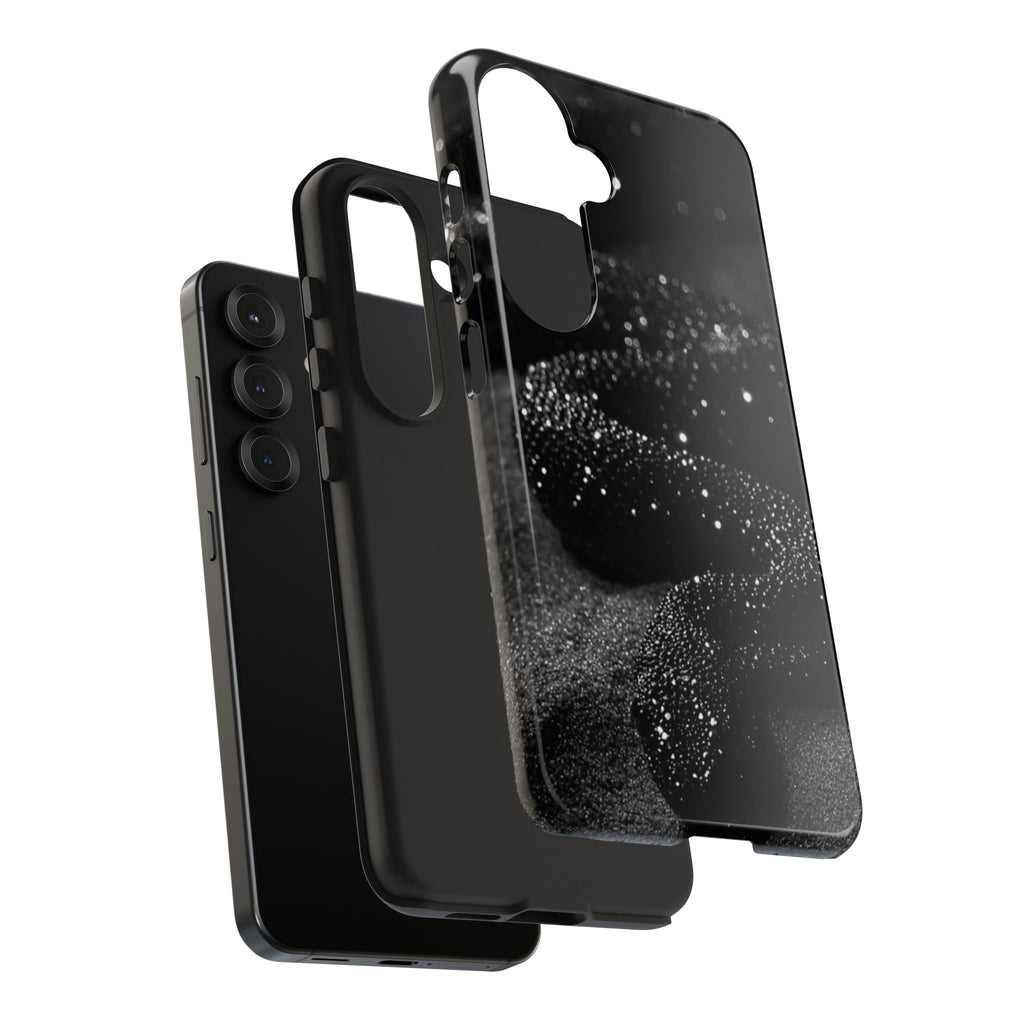 Black Shimmer Snake Tough Phone Cases