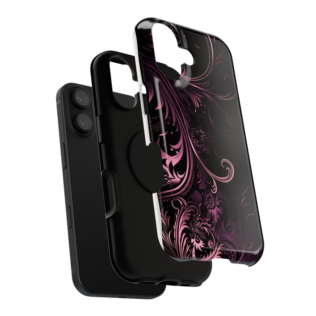 Y2K pink spiral Impact-Resistant Phone Case