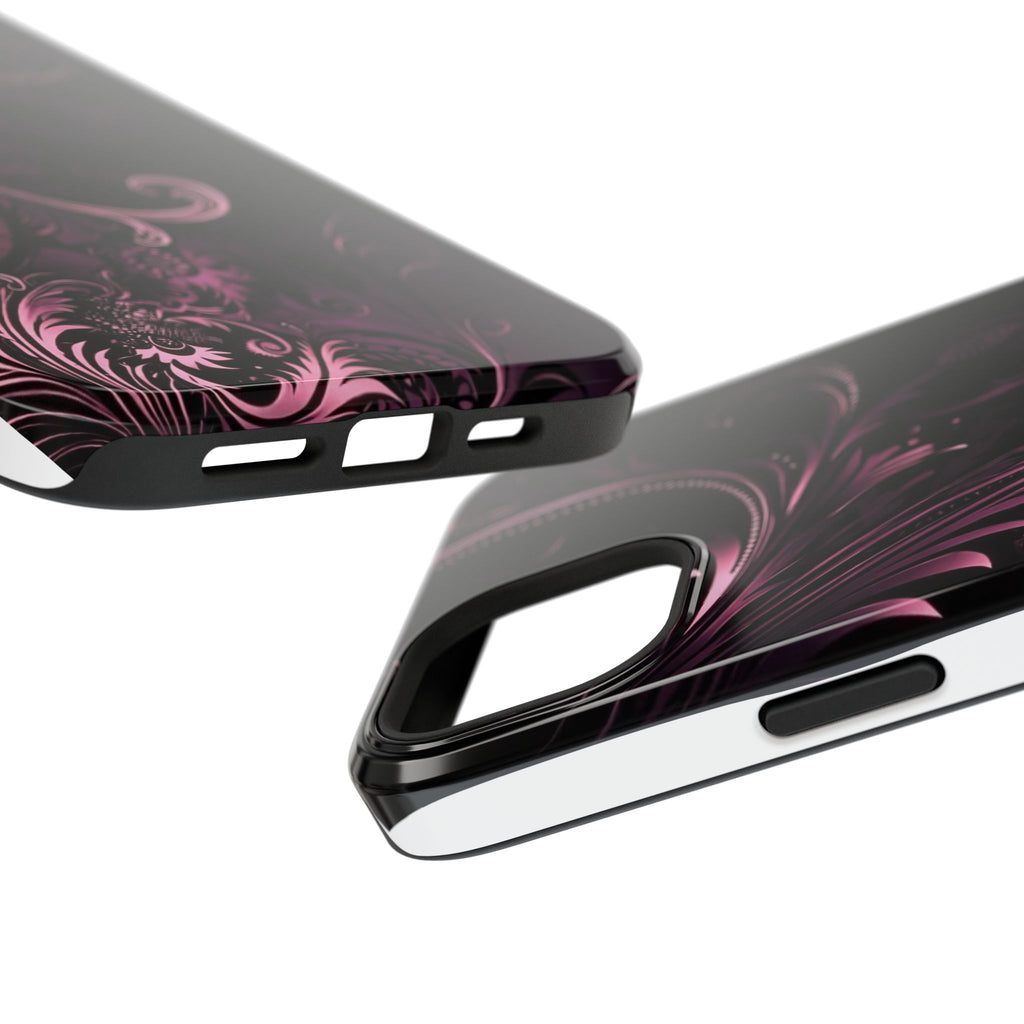Y2K pink spiral Impact-Resistant Phone Case