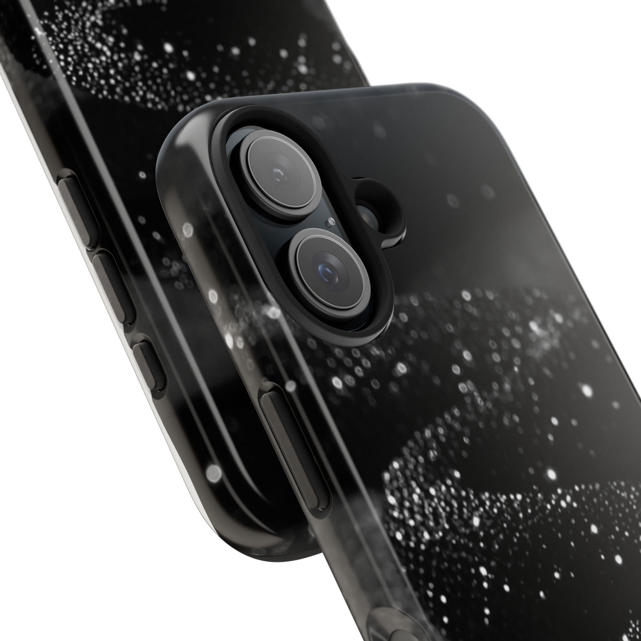 Black Shimmer Snake Tough Phone Cases