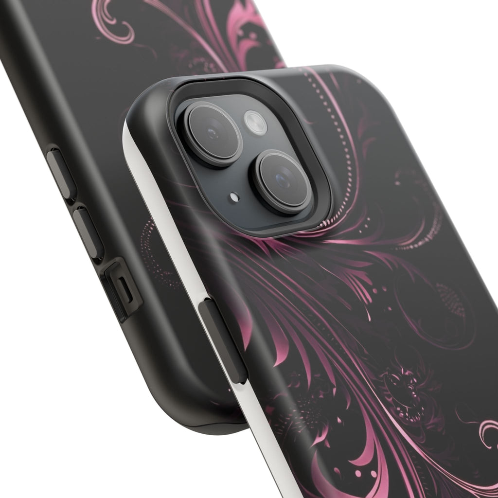 Y2K pink spiral Impact-Resistant Phone Case