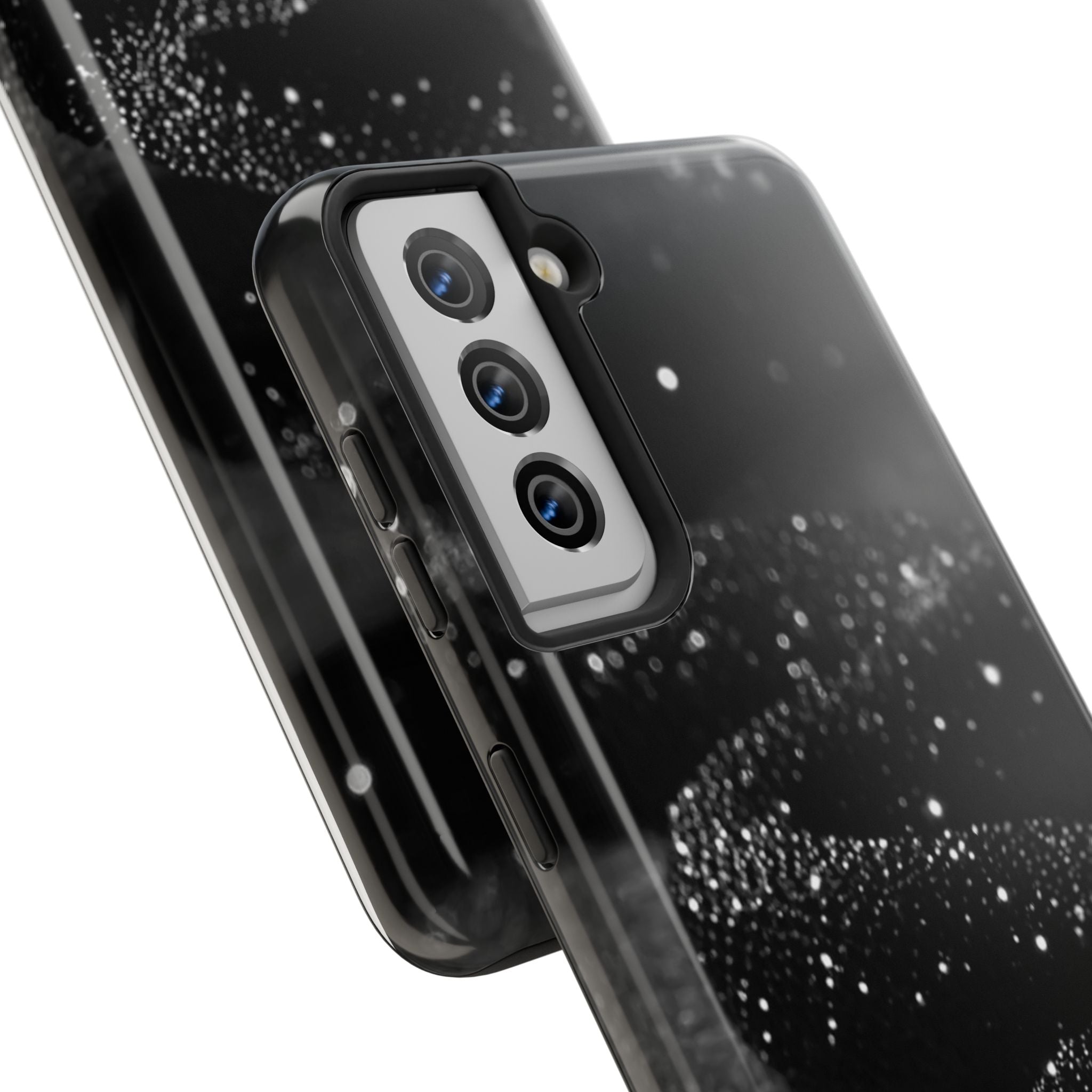 Black Shimmer Snake Tough Phone Cases