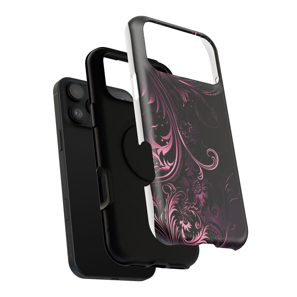 Y2K pink spiral Impact-Resistant Phone Case