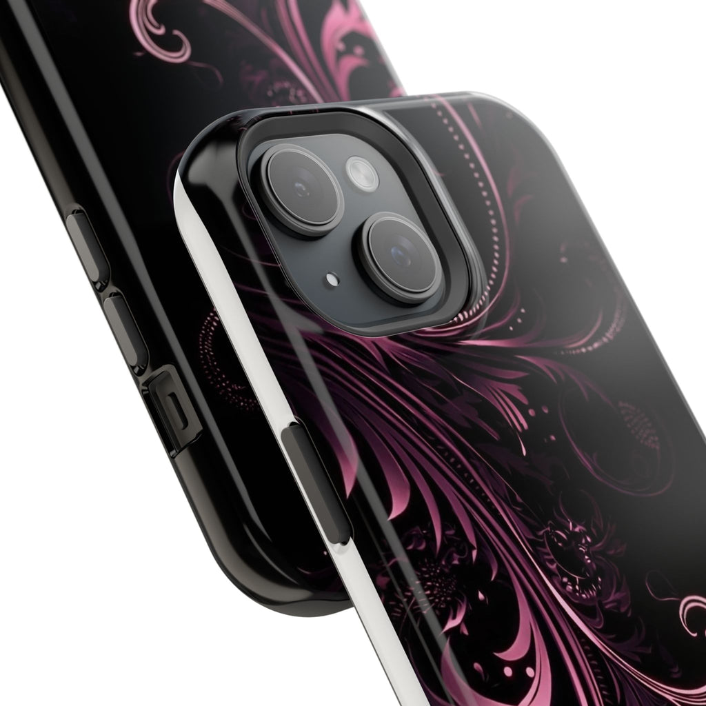 Y2K pink spiral Impact-Resistant Phone Case