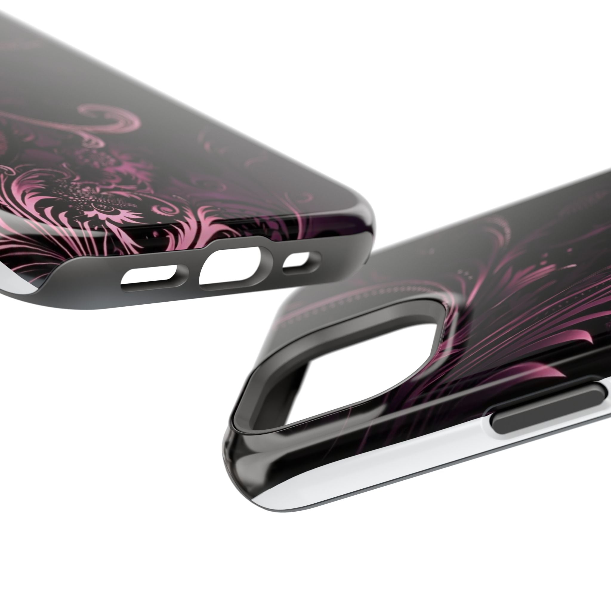 Y2K pink spiral Impact-Resistant Phone Case