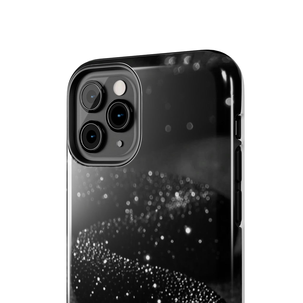 Black Shimmer Snake Tough Phone Cases