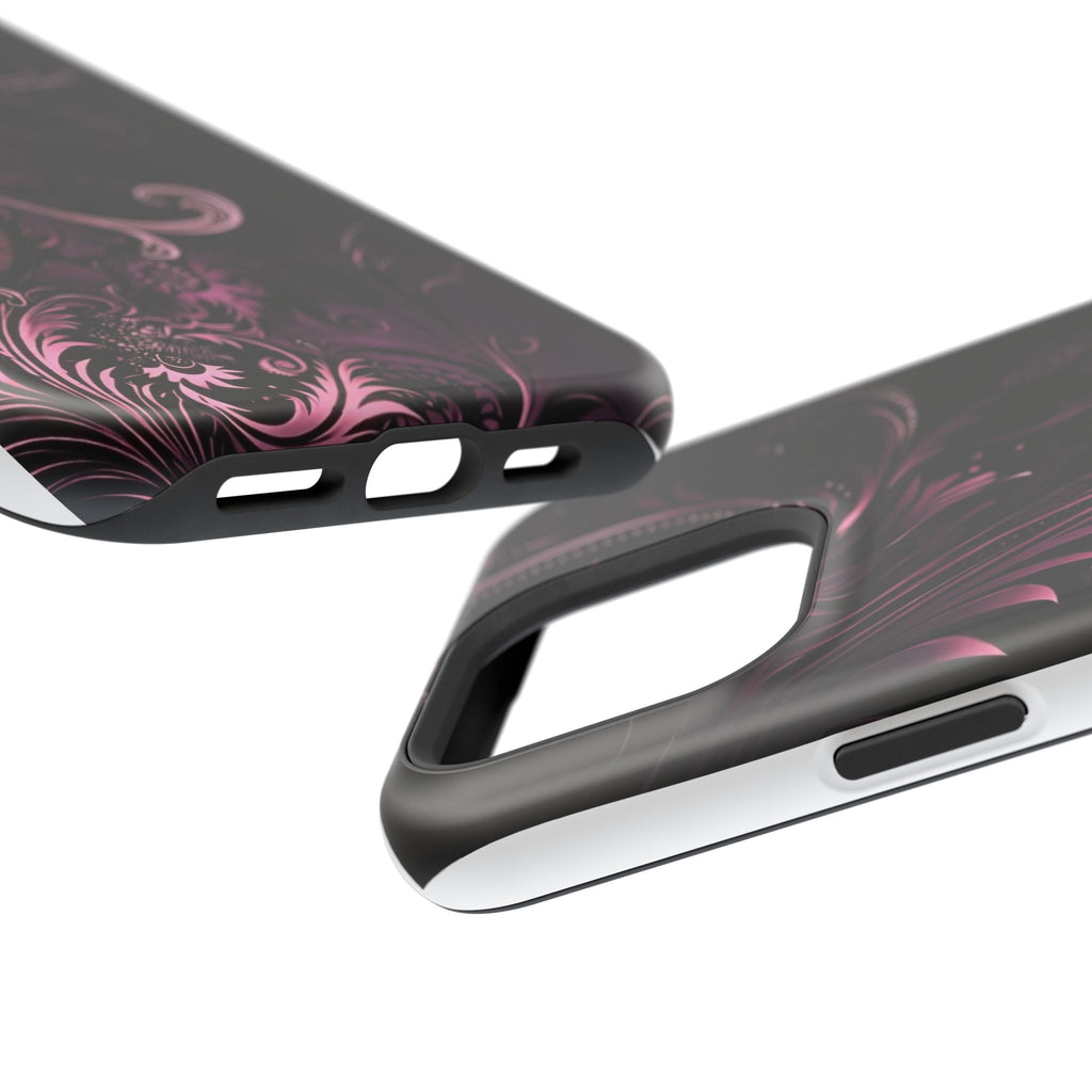 Y2K pink spiral Impact-Resistant Phone Case