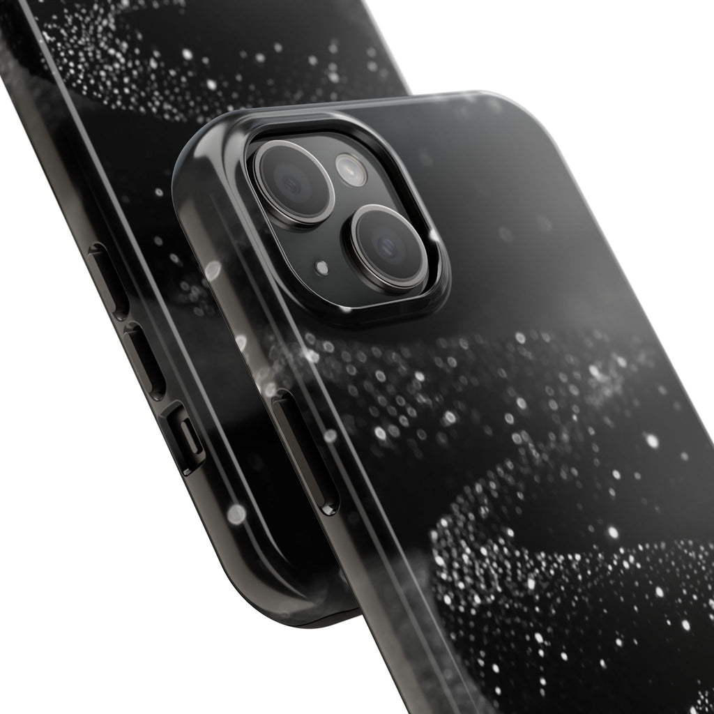 Black Shimmer Snake Tough Phone Cases