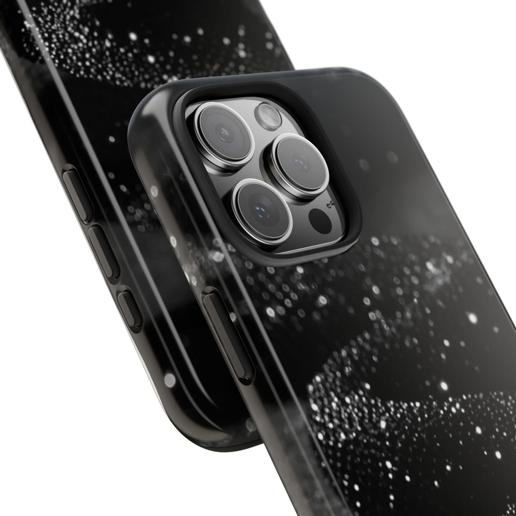 Black Shimmer Snake Tough Phone Cases