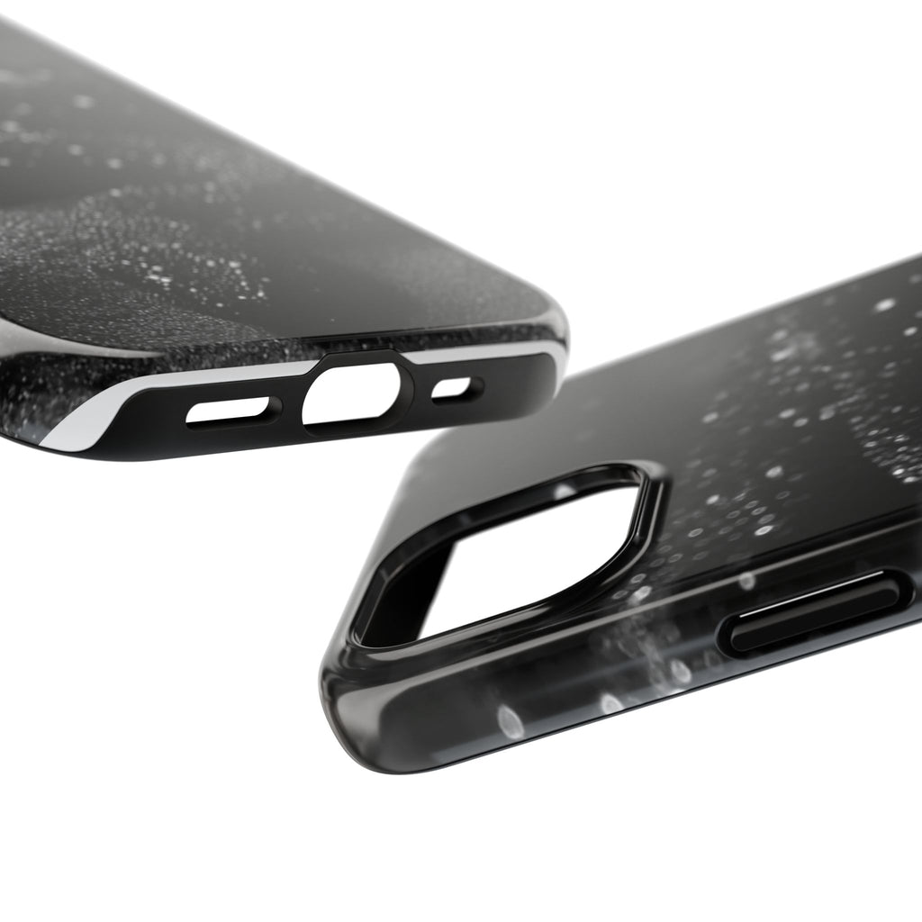 Black Shimmer Snake Tough Phone Cases