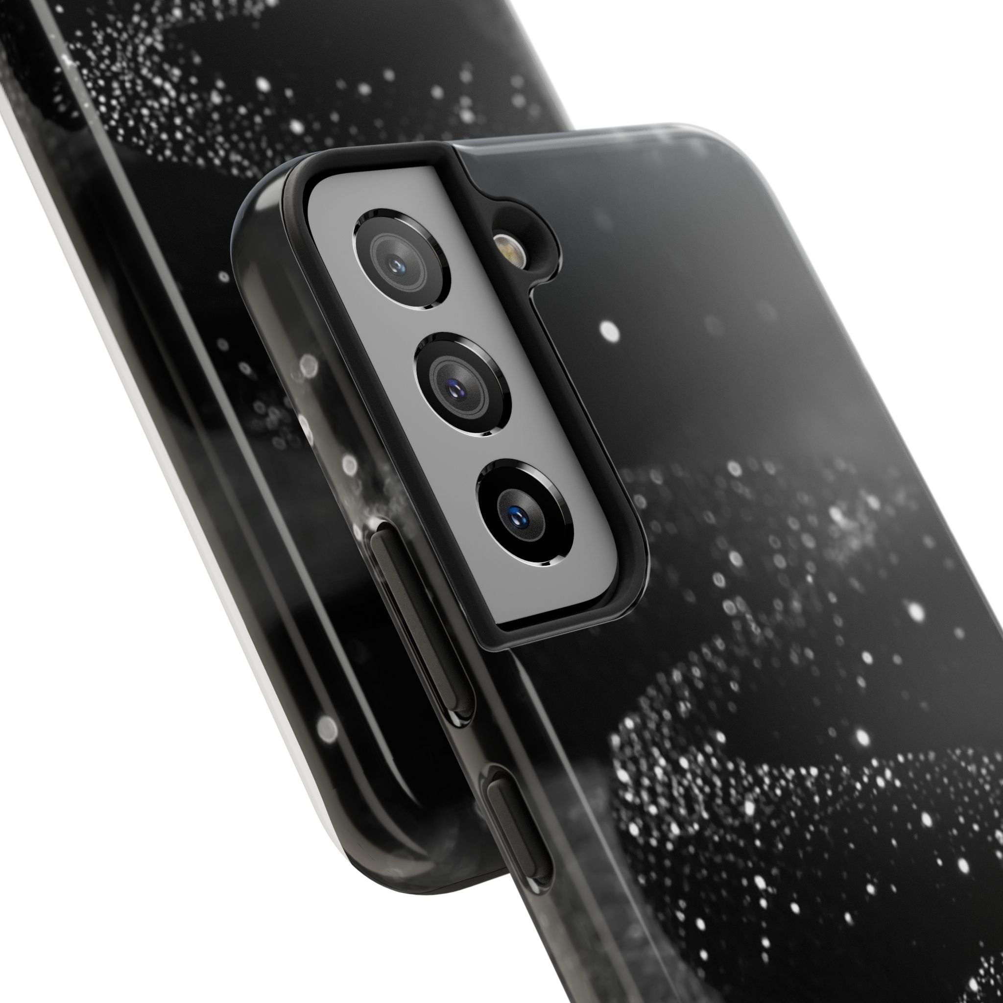 Black Shimmer Snake Tough Phone Cases
