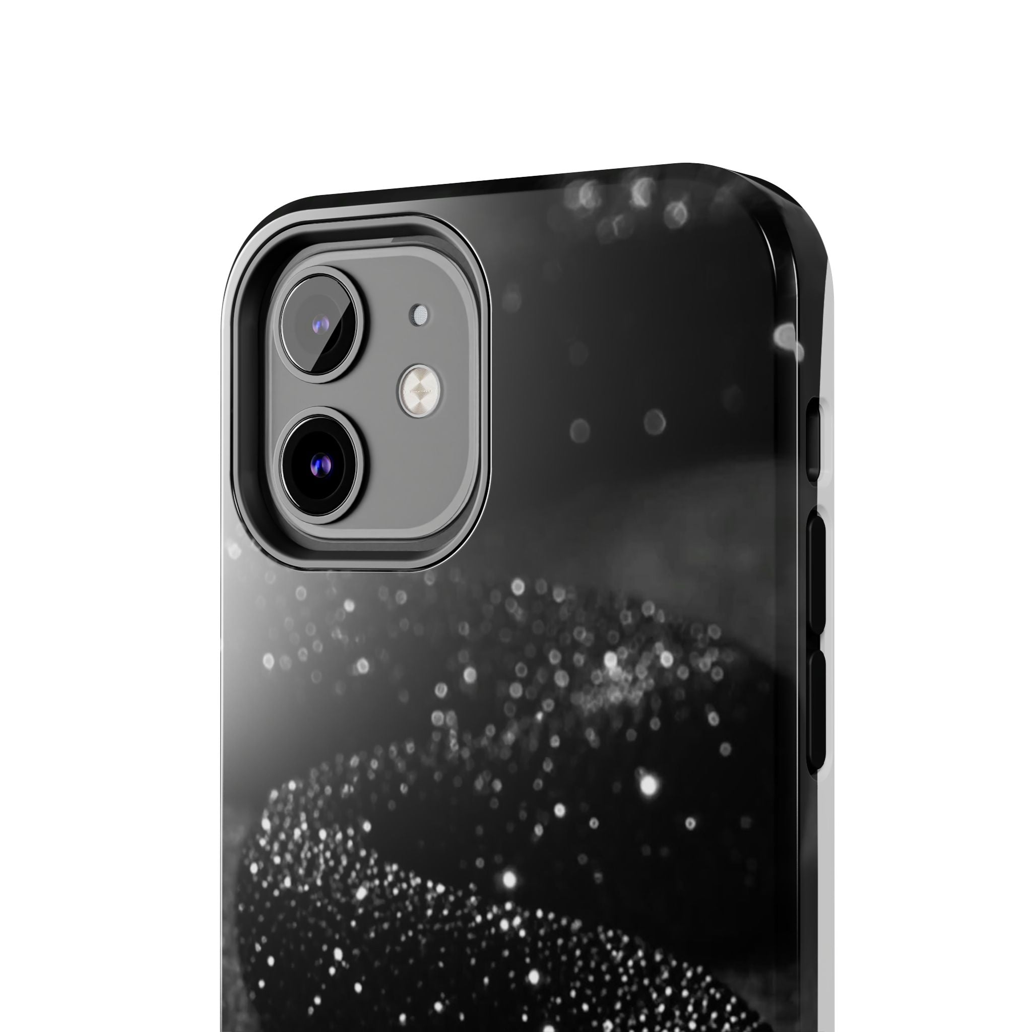Black Shimmer Snake Tough Phone Cases