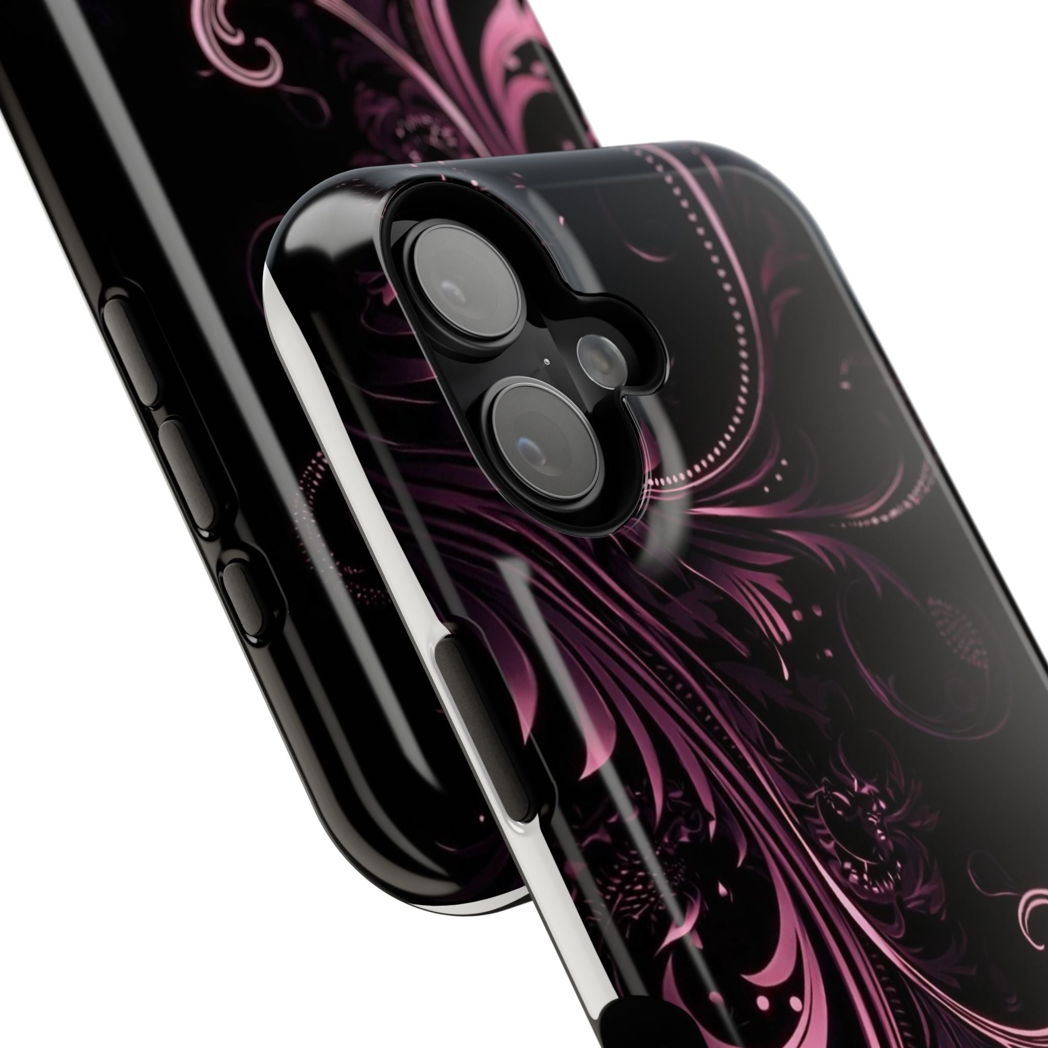 Y2K pink spiral Impact-Resistant Phone Case