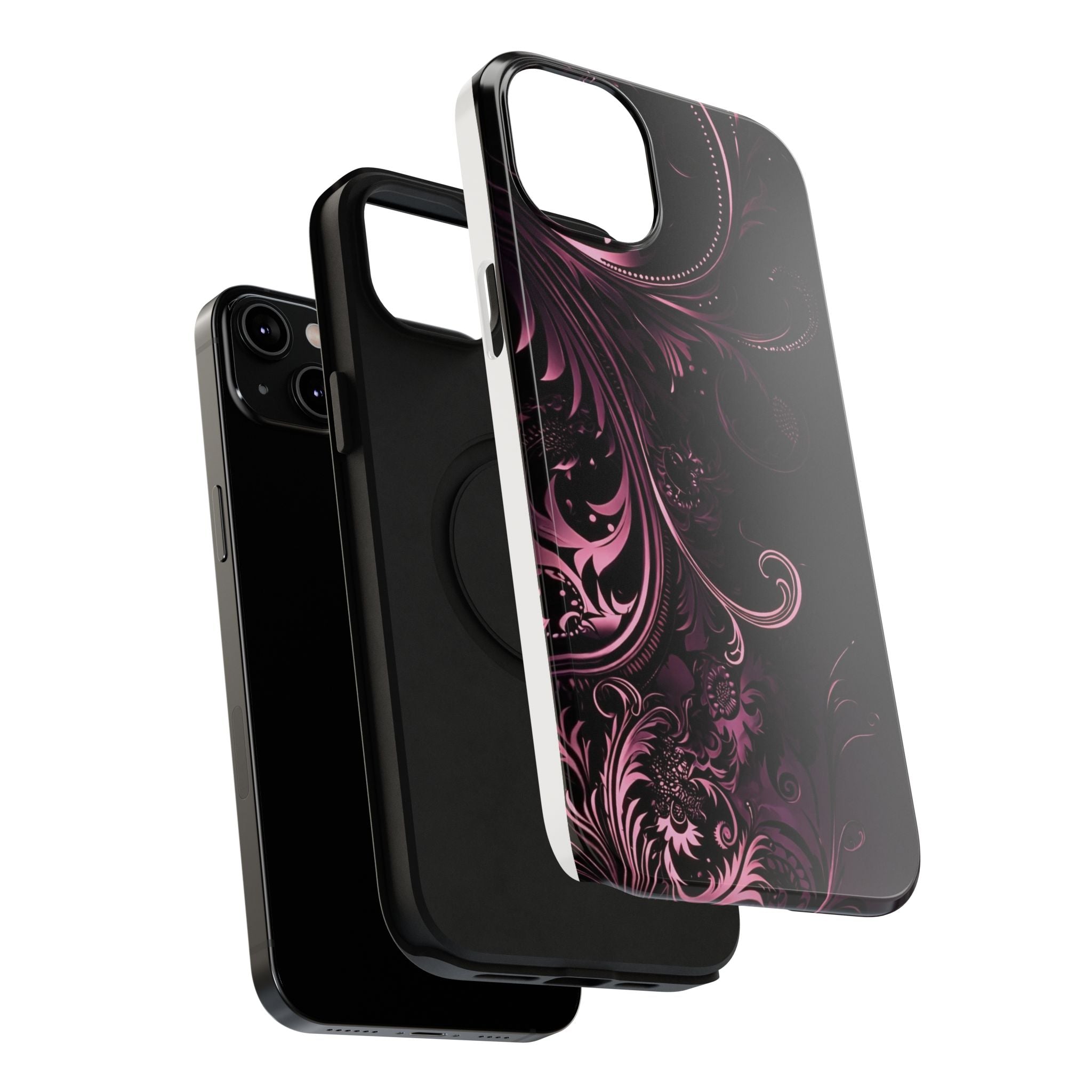 Y2K pink spiral Impact-Resistant Phone Case