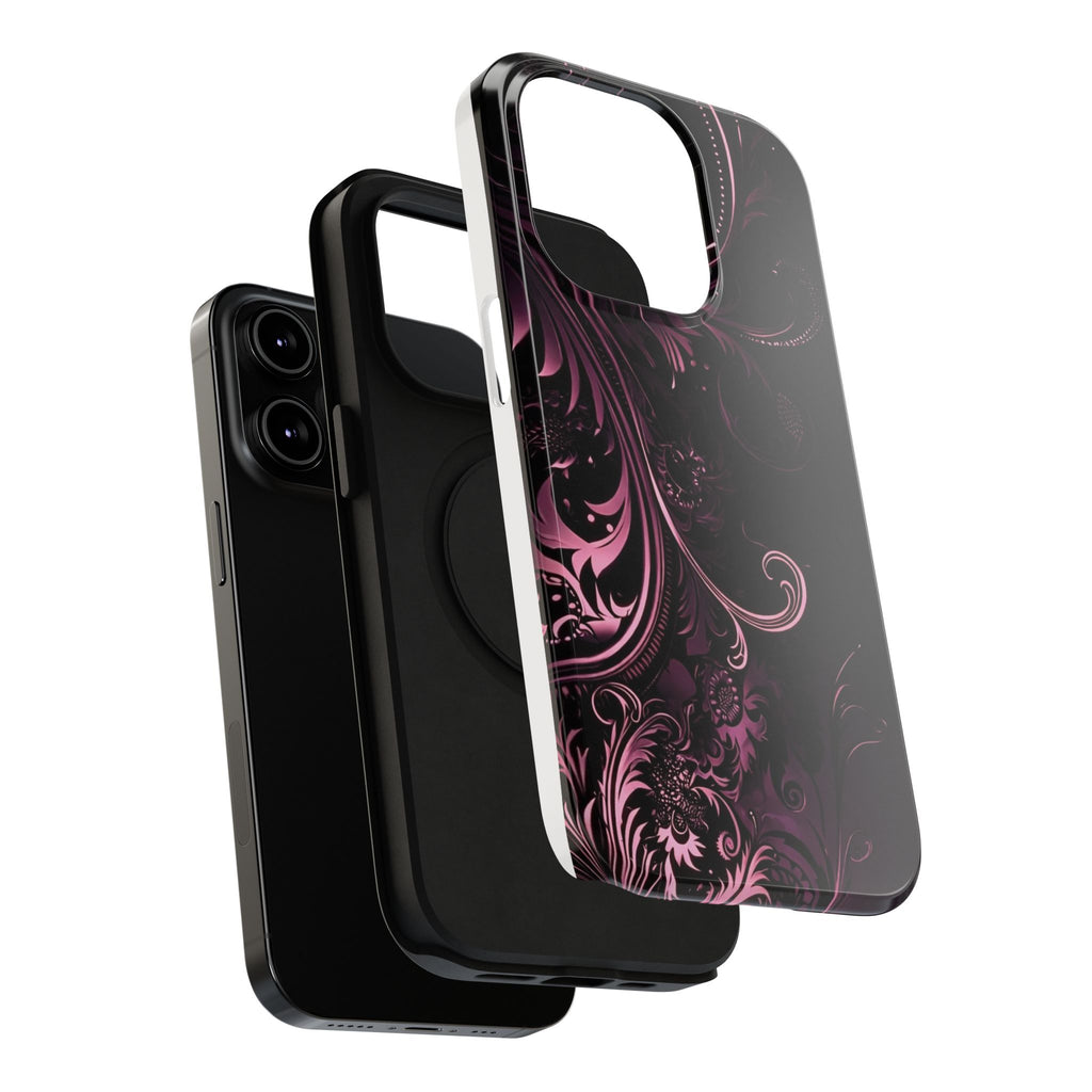Y2K pink spiral Impact-Resistant Phone Case