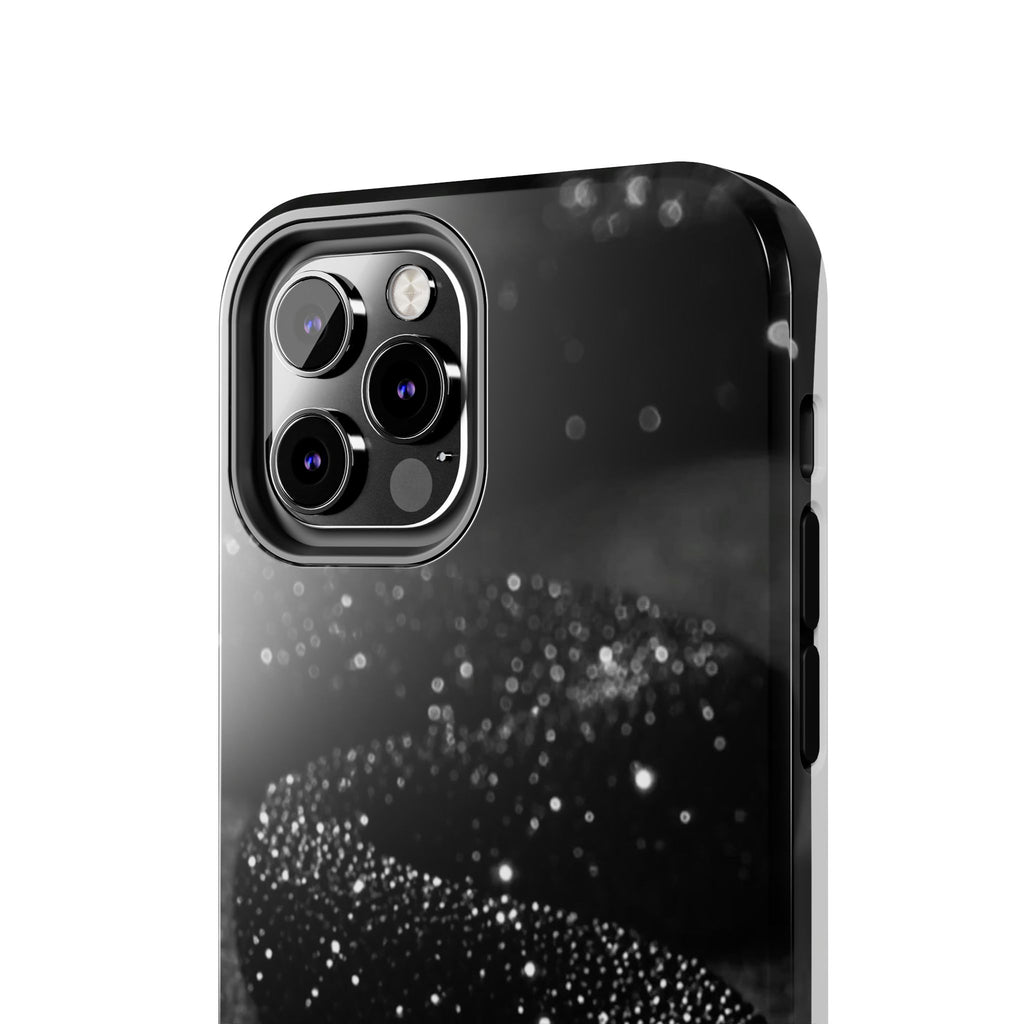 Black Shimmer Snake Tough Phone Cases