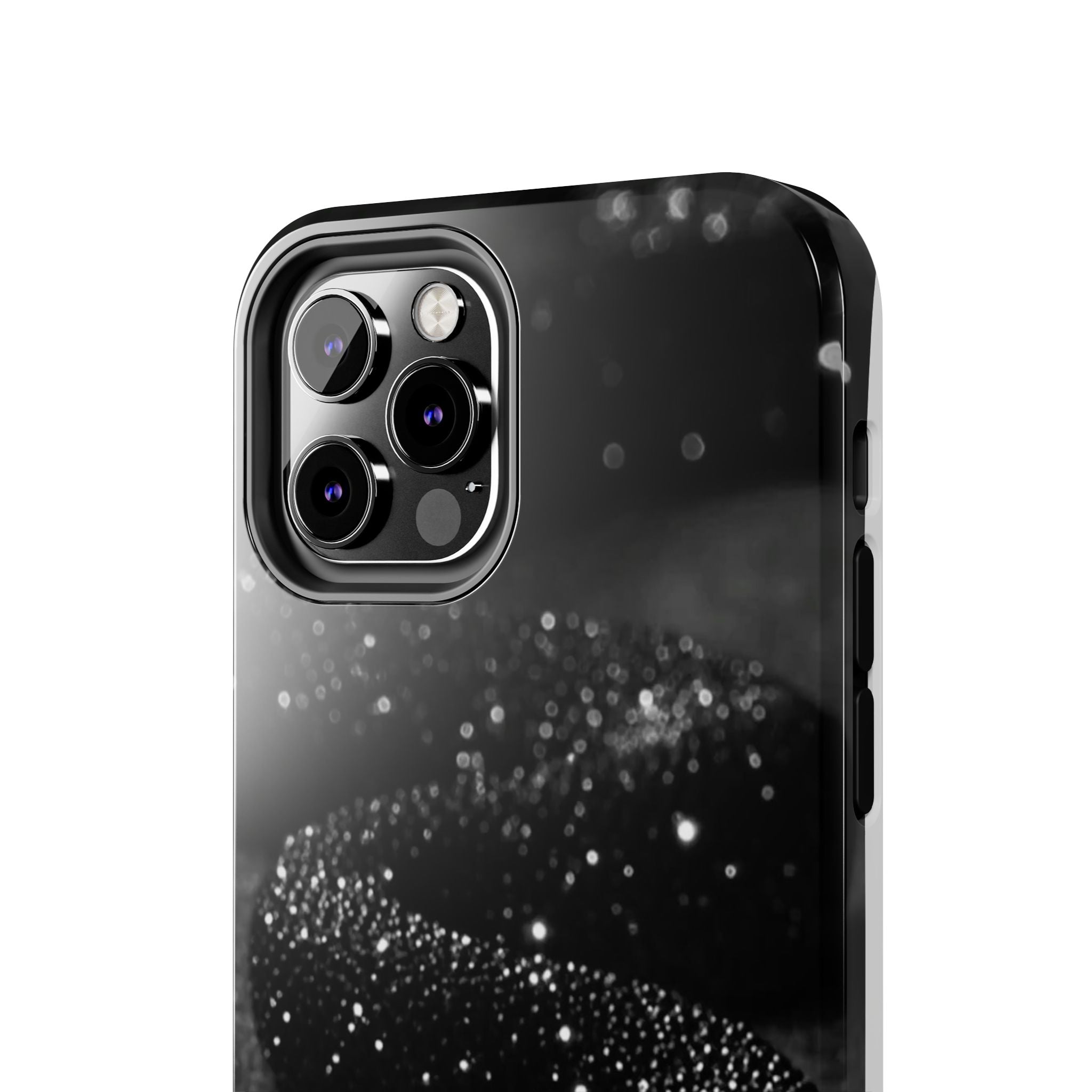 Black Shimmer Snake Tough Phone Cases