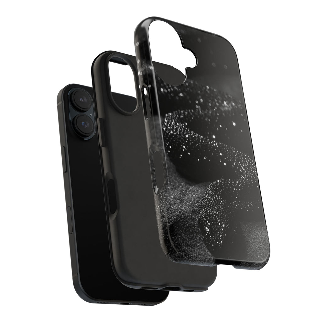Black Shimmer Snake Tough Phone Cases