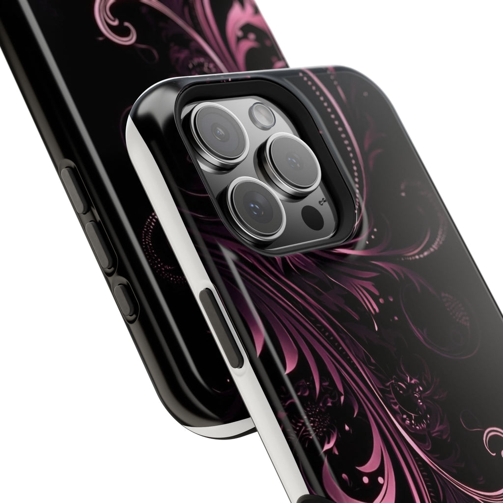 Y2K pink spiral Impact-Resistant Phone Case