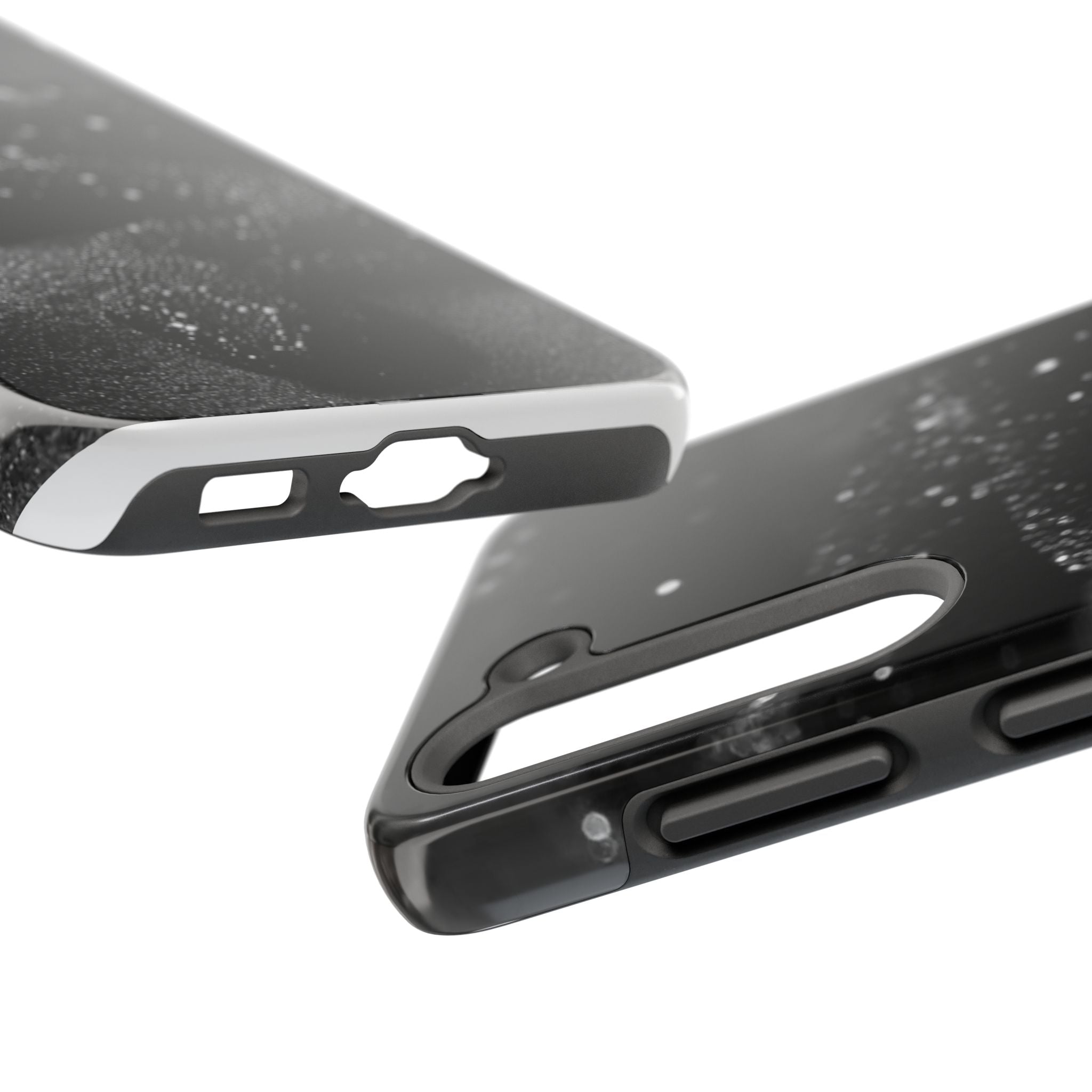 Black Shimmer Snake Tough Phone Cases