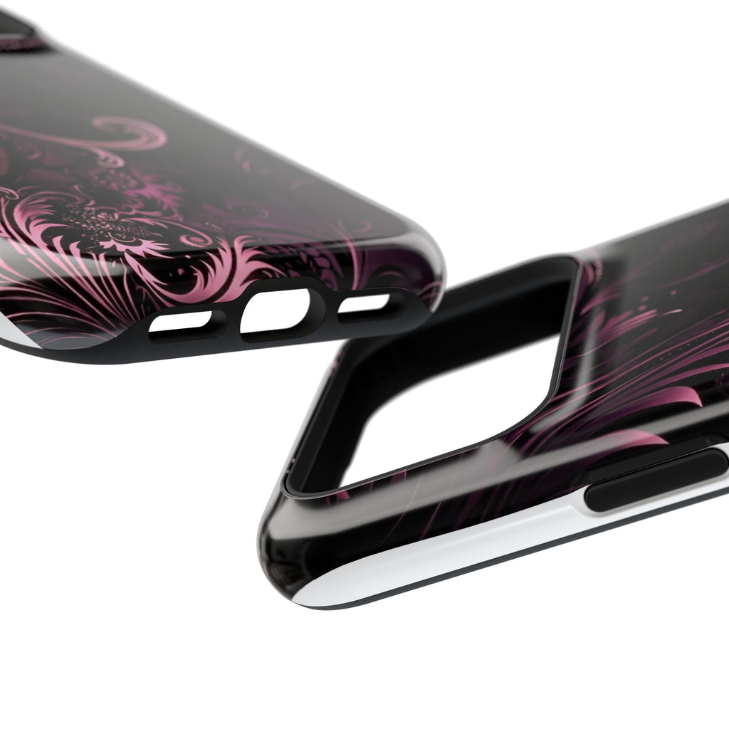 Y2K pink spiral Impact-Resistant Phone Case