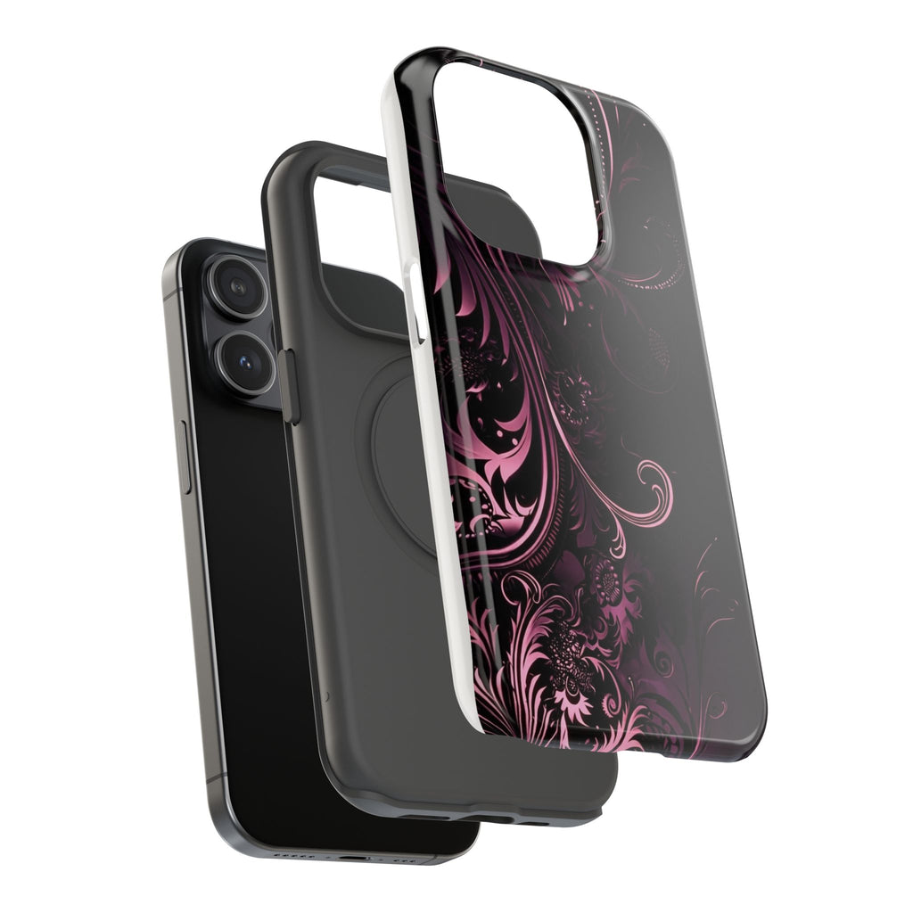 Y2K pink spiral Impact-Resistant Phone Case