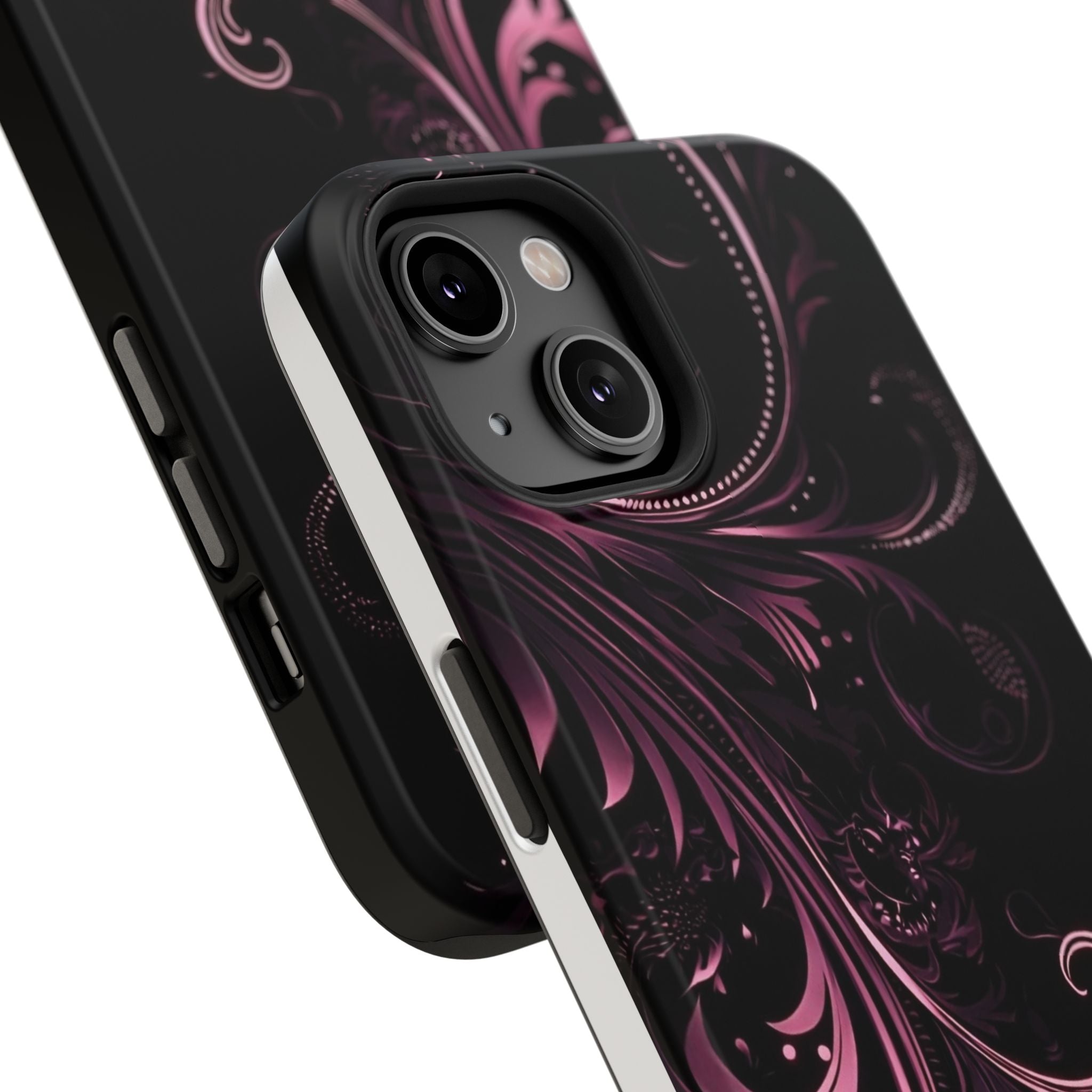 Y2K pink spiral Impact-Resistant Phone Case