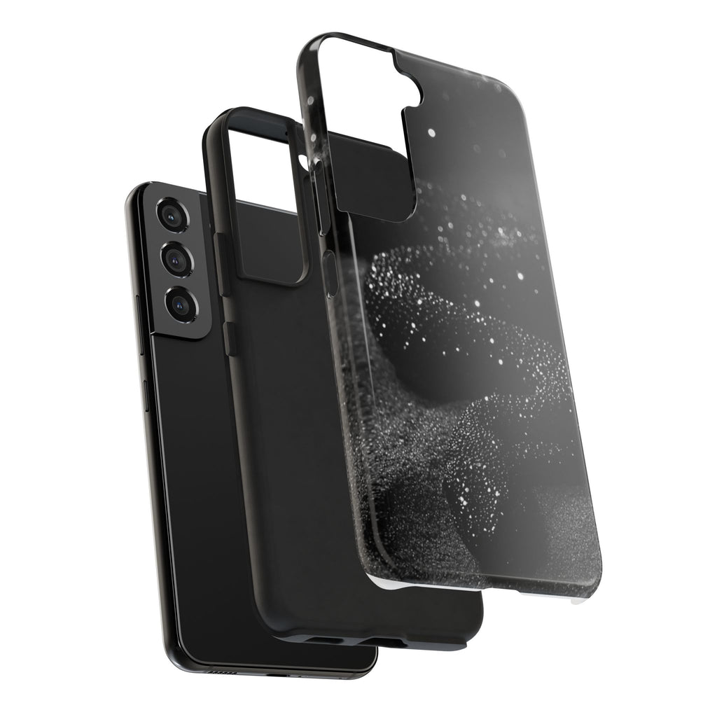 Black Shimmer Snake Tough Phone Cases