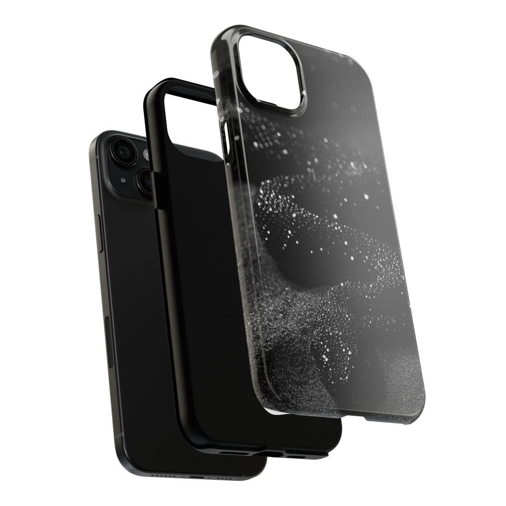 Black Shimmer Snake Tough Phone Cases