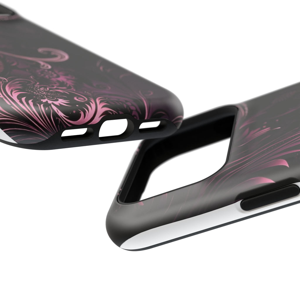 Y2K pink spiral Impact-Resistant Phone Case