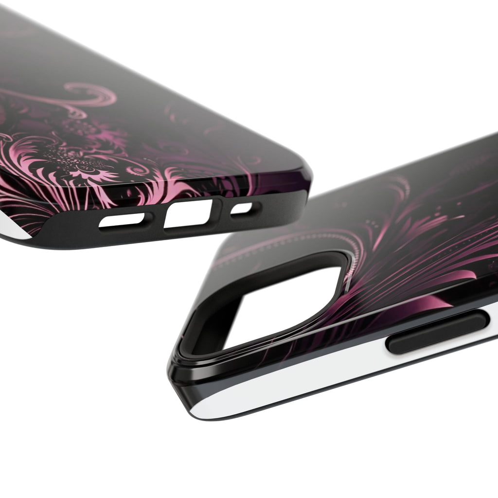 Y2K pink spiral Impact-Resistant Phone Case