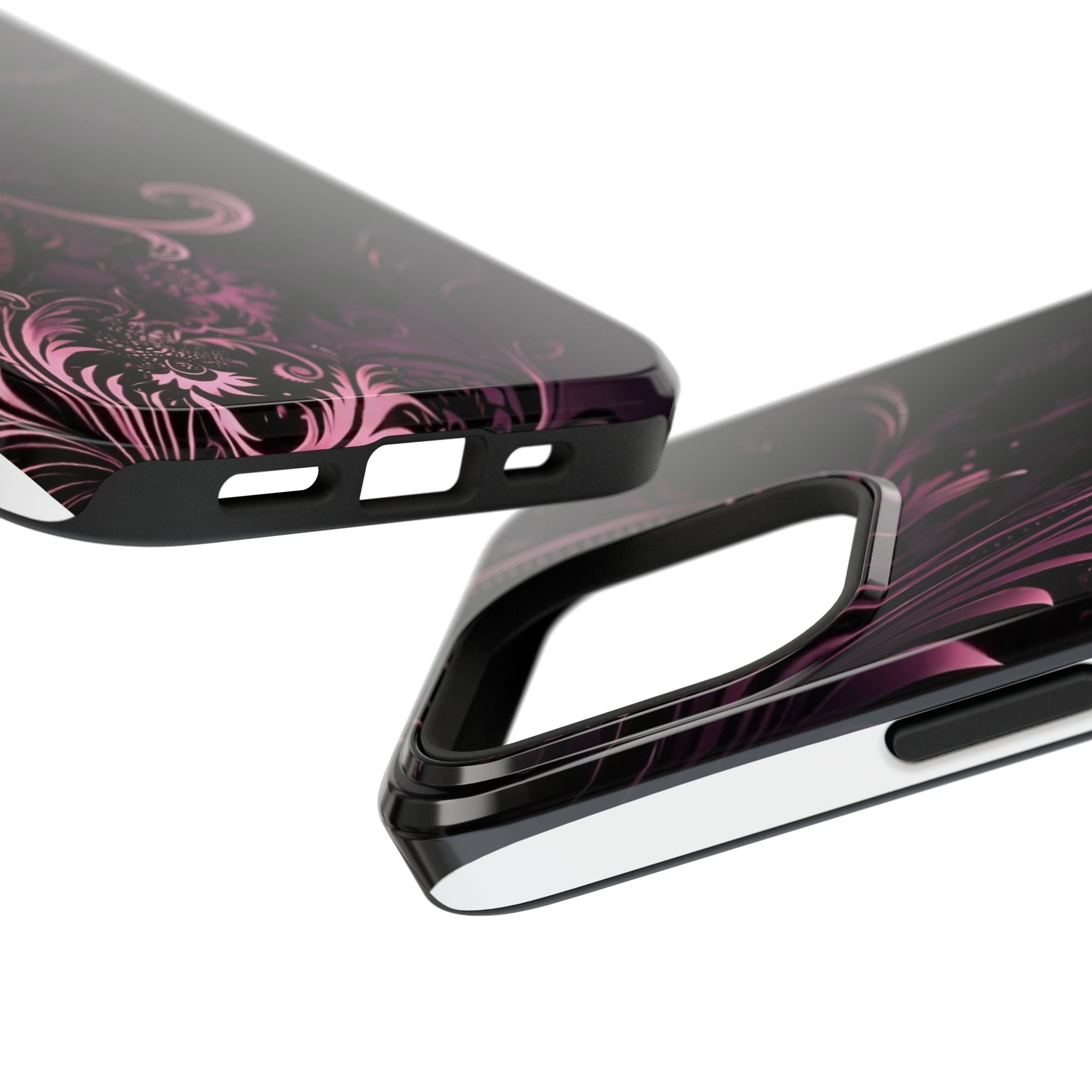 Y2K pink spiral Impact-Resistant Phone Case
