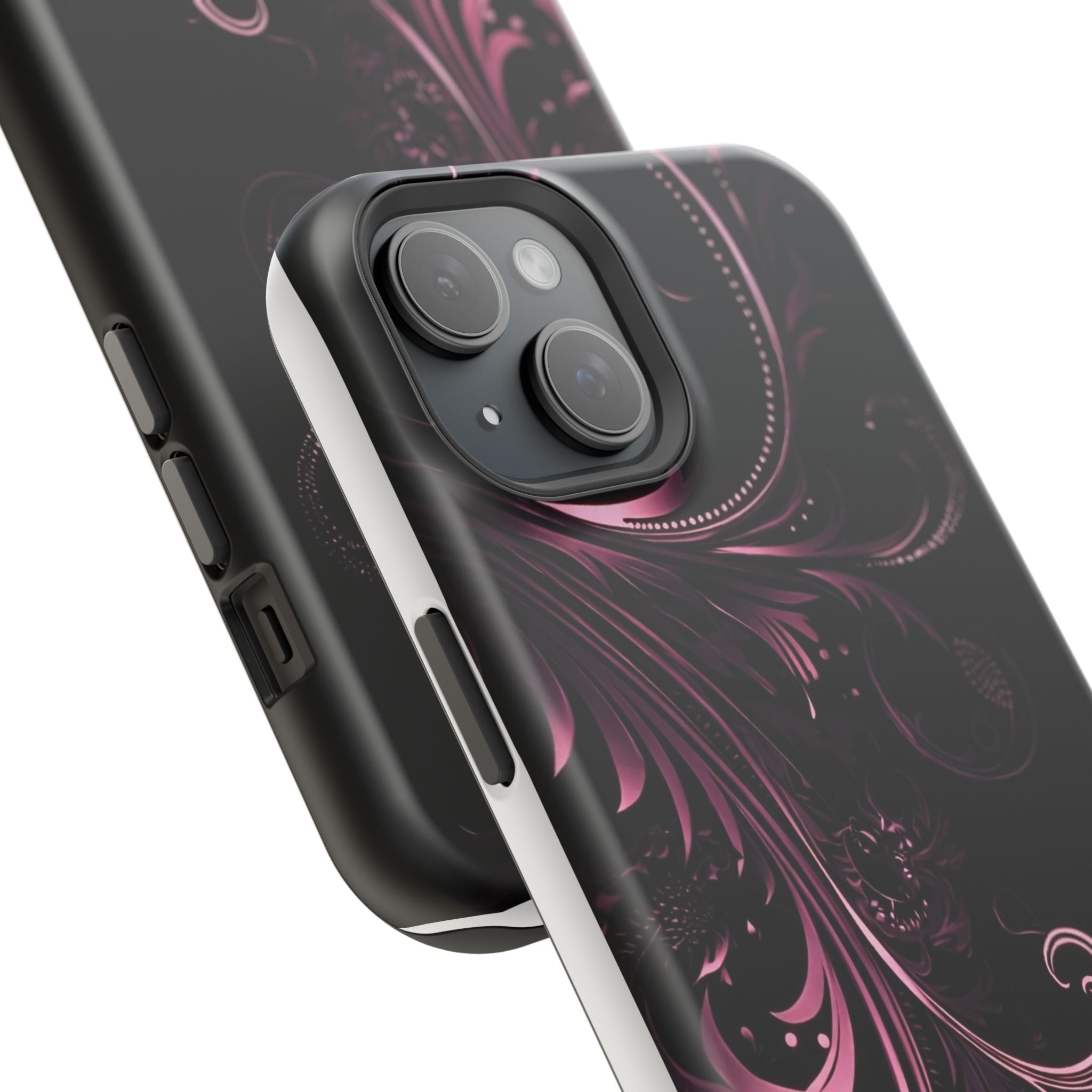 Y2K pink spiral Impact-Resistant Phone Case