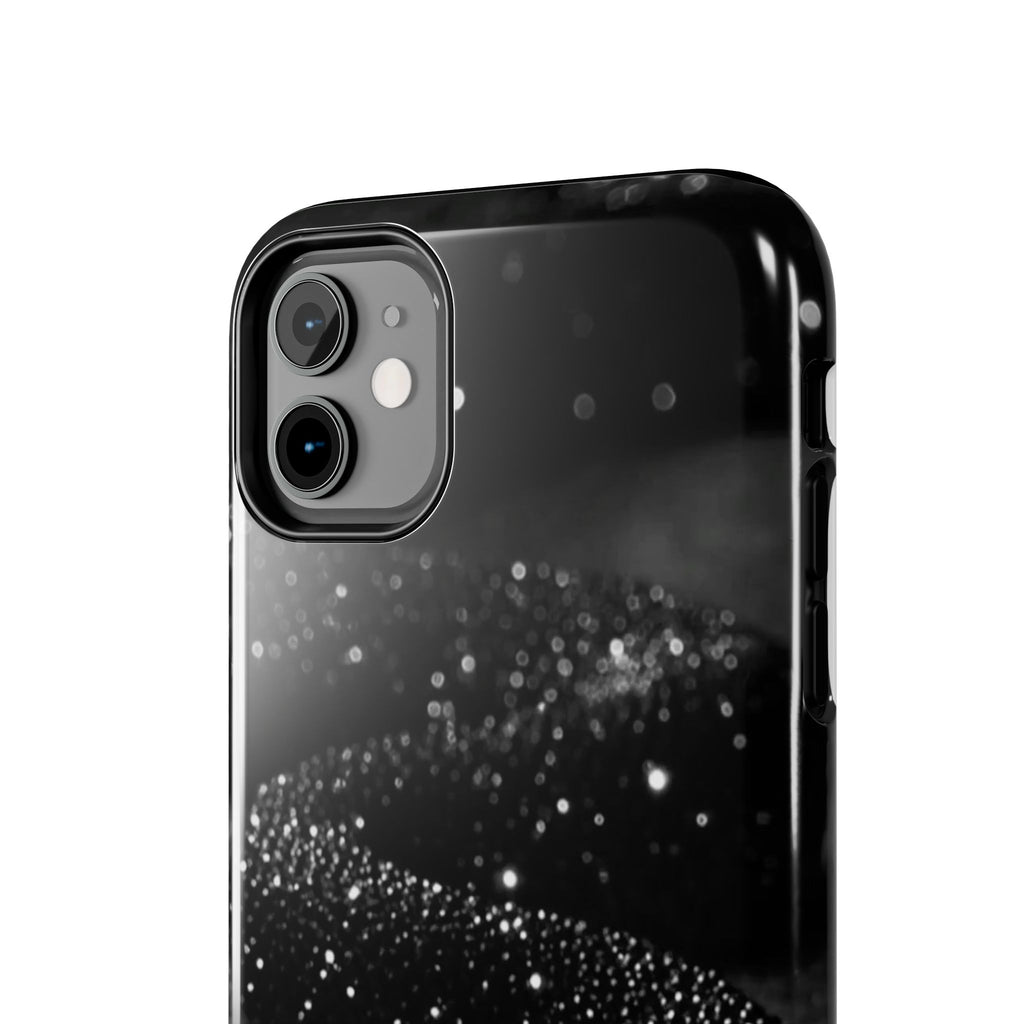 Black Shimmer Snake Tough Phone Cases