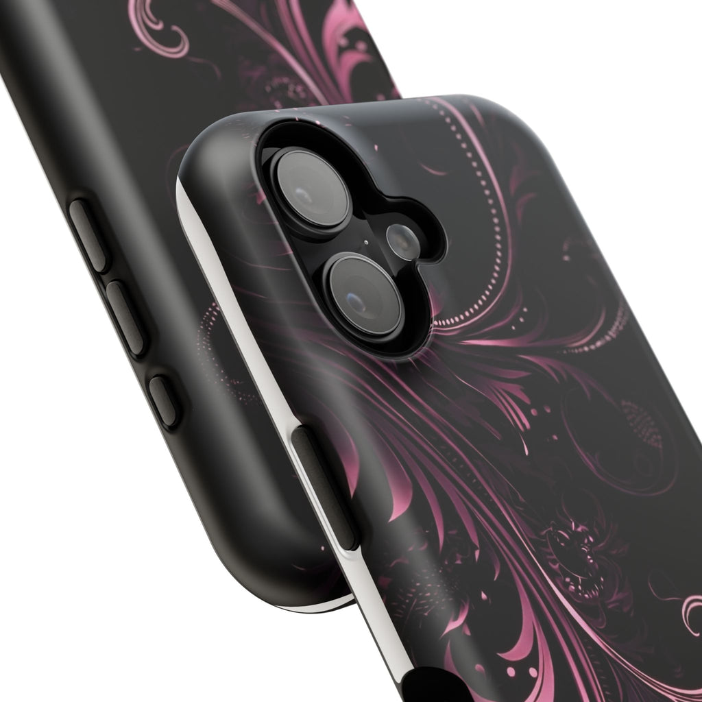Y2K pink spiral Impact-Resistant Phone Case