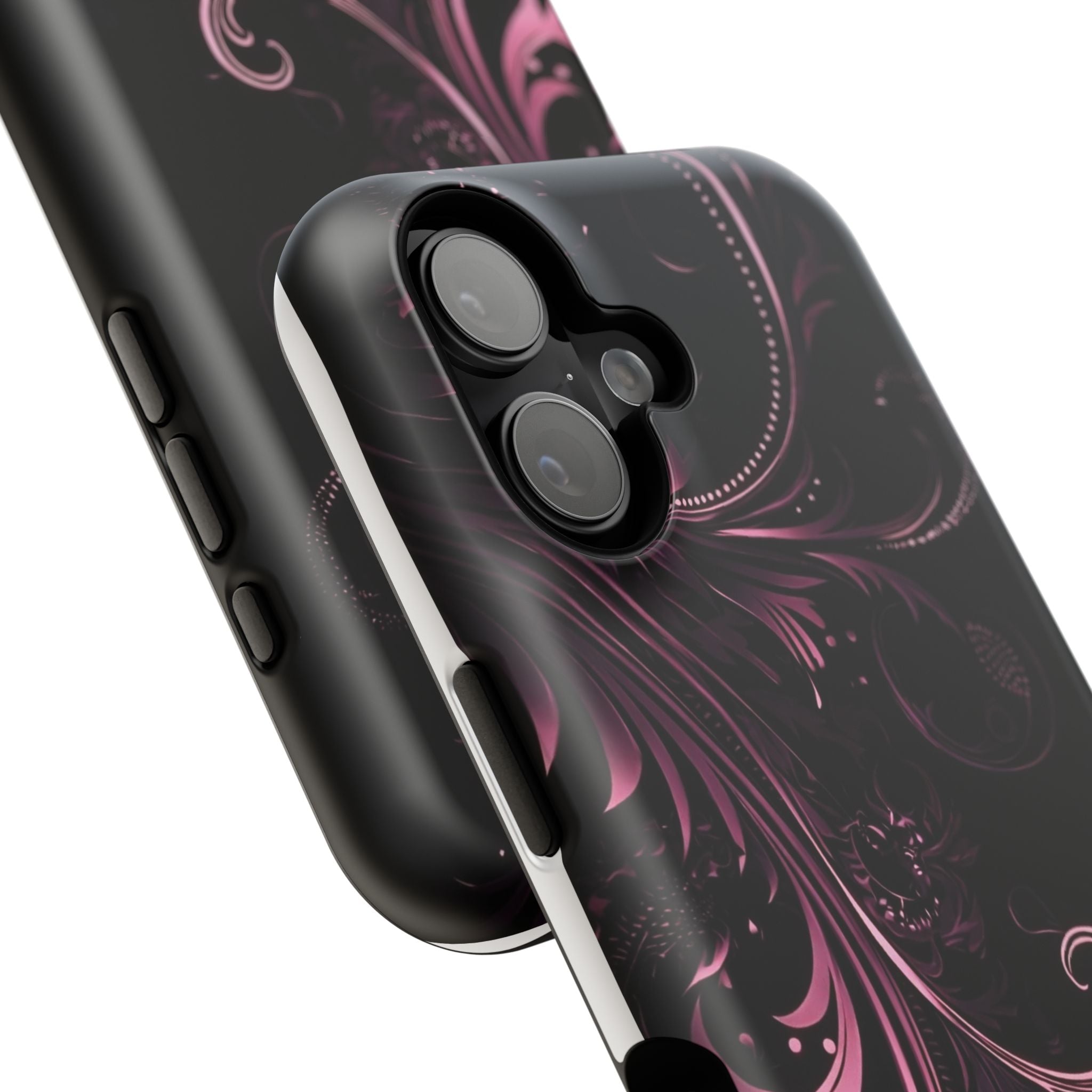 Y2K pink spiral Impact-Resistant Phone Case