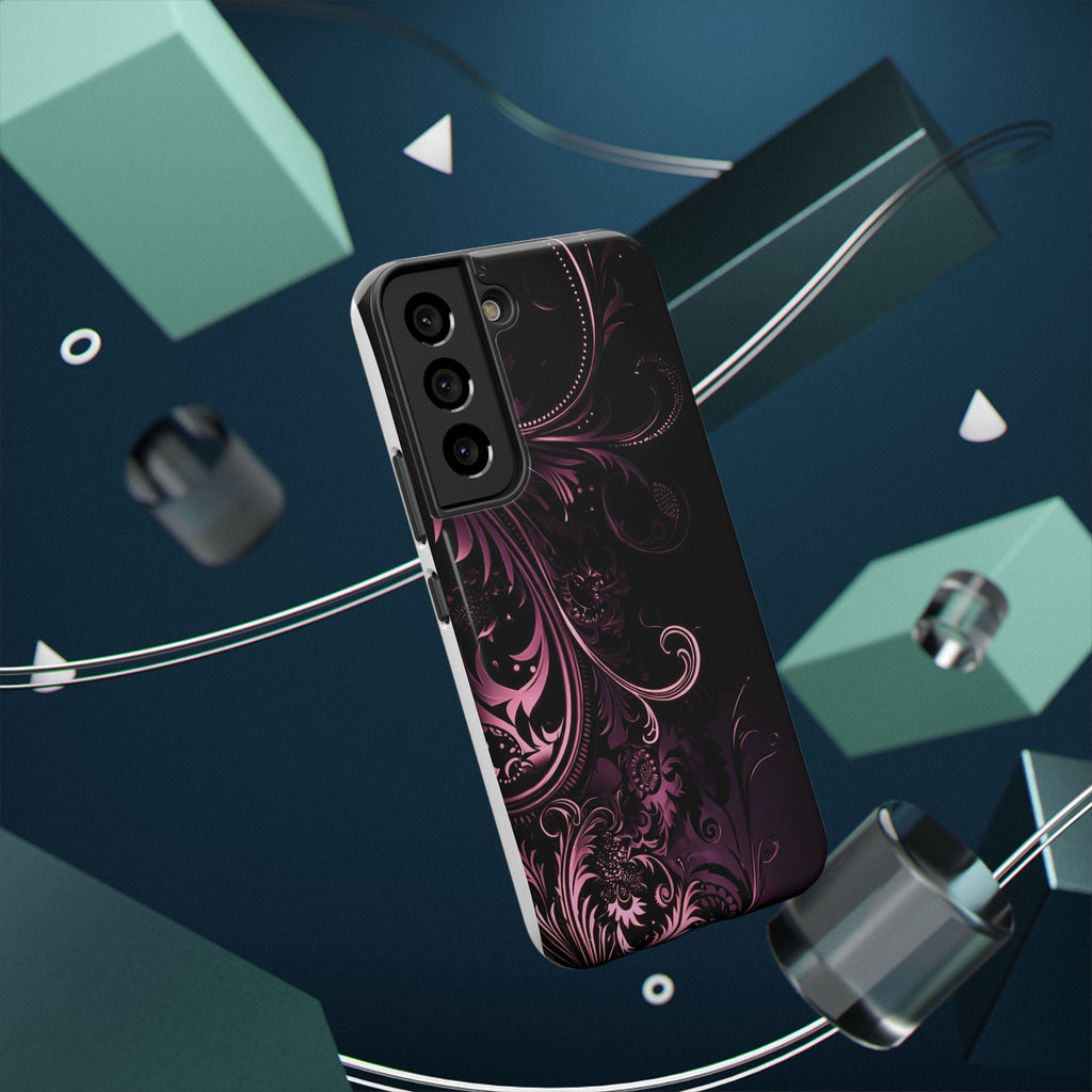 Y2K pink spiral Impact-Resistant Phone Case
