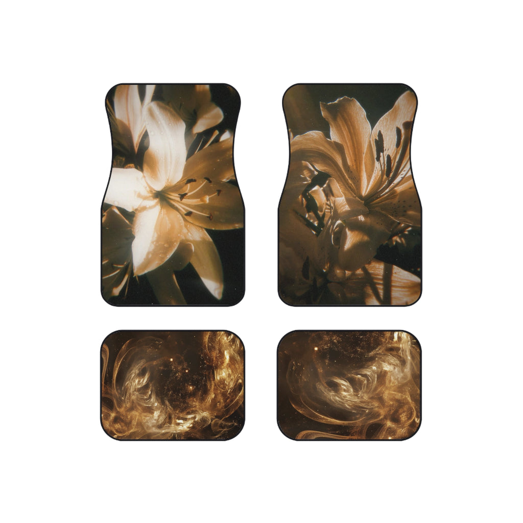 Golden Hour Lily Car Mats (Set of 4)