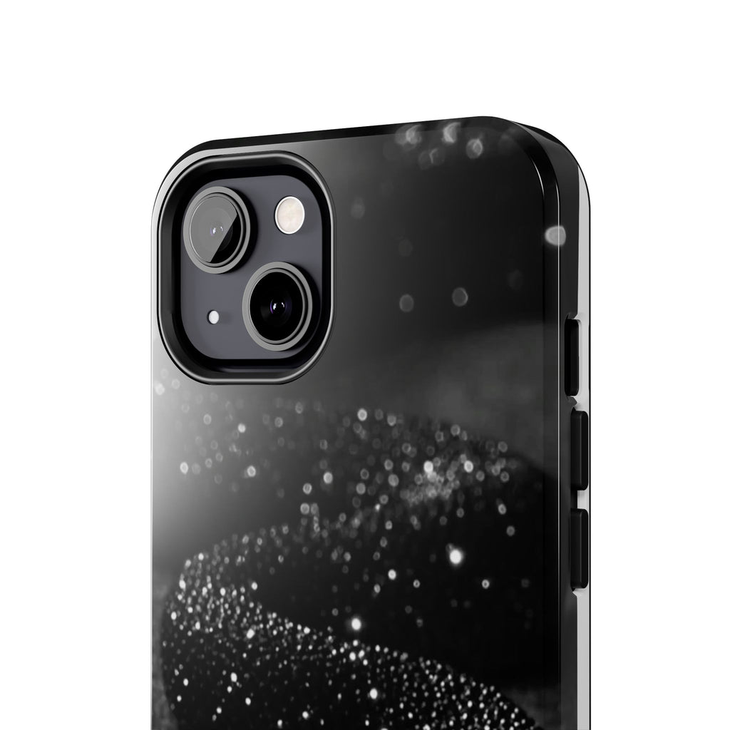 Black Shimmer Snake Tough Phone Cases