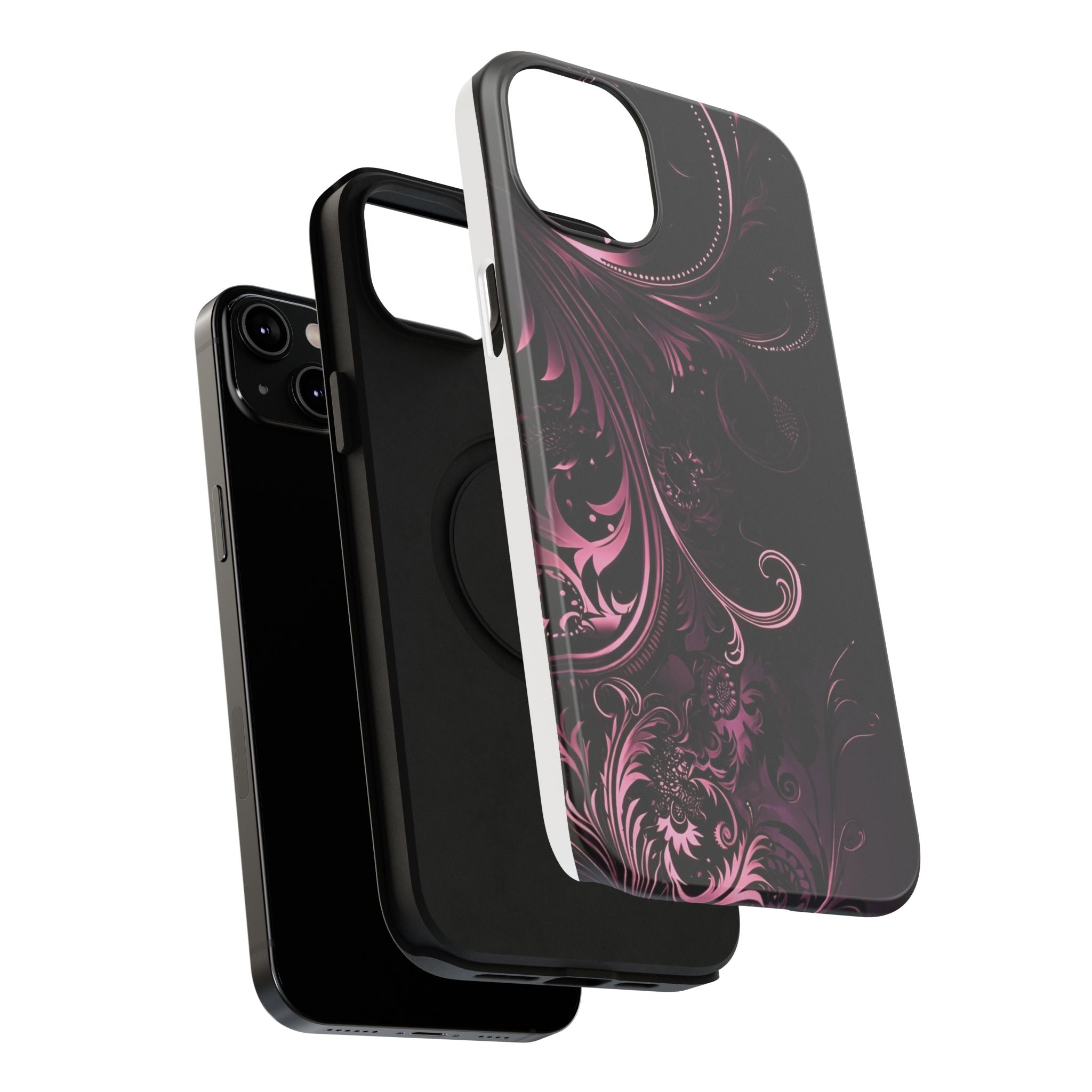 Y2K pink spiral Impact-Resistant Phone Case
