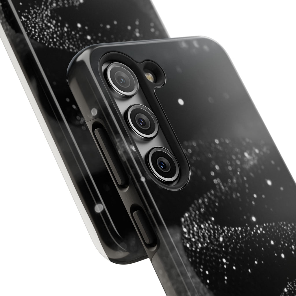 Black Shimmer Snake Tough Phone Cases