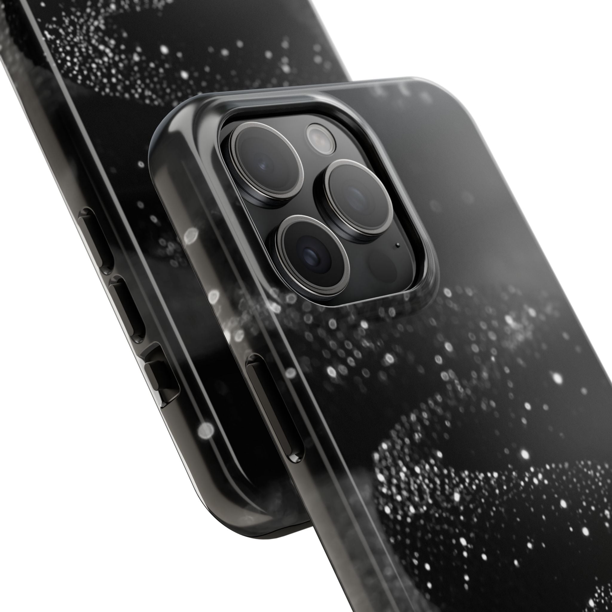 Black Shimmer Snake Tough Phone Cases