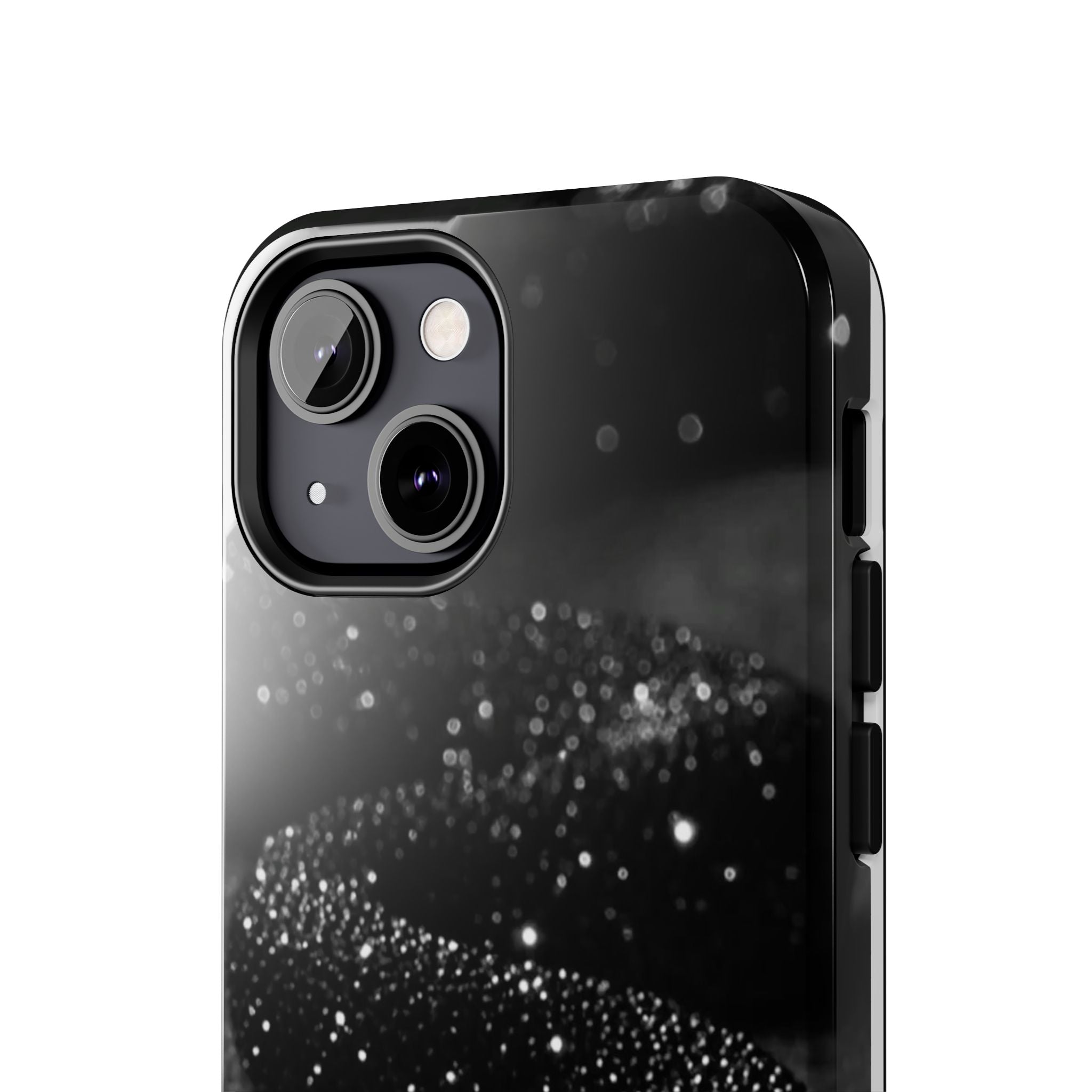 Black Shimmer Snake Tough Phone Cases