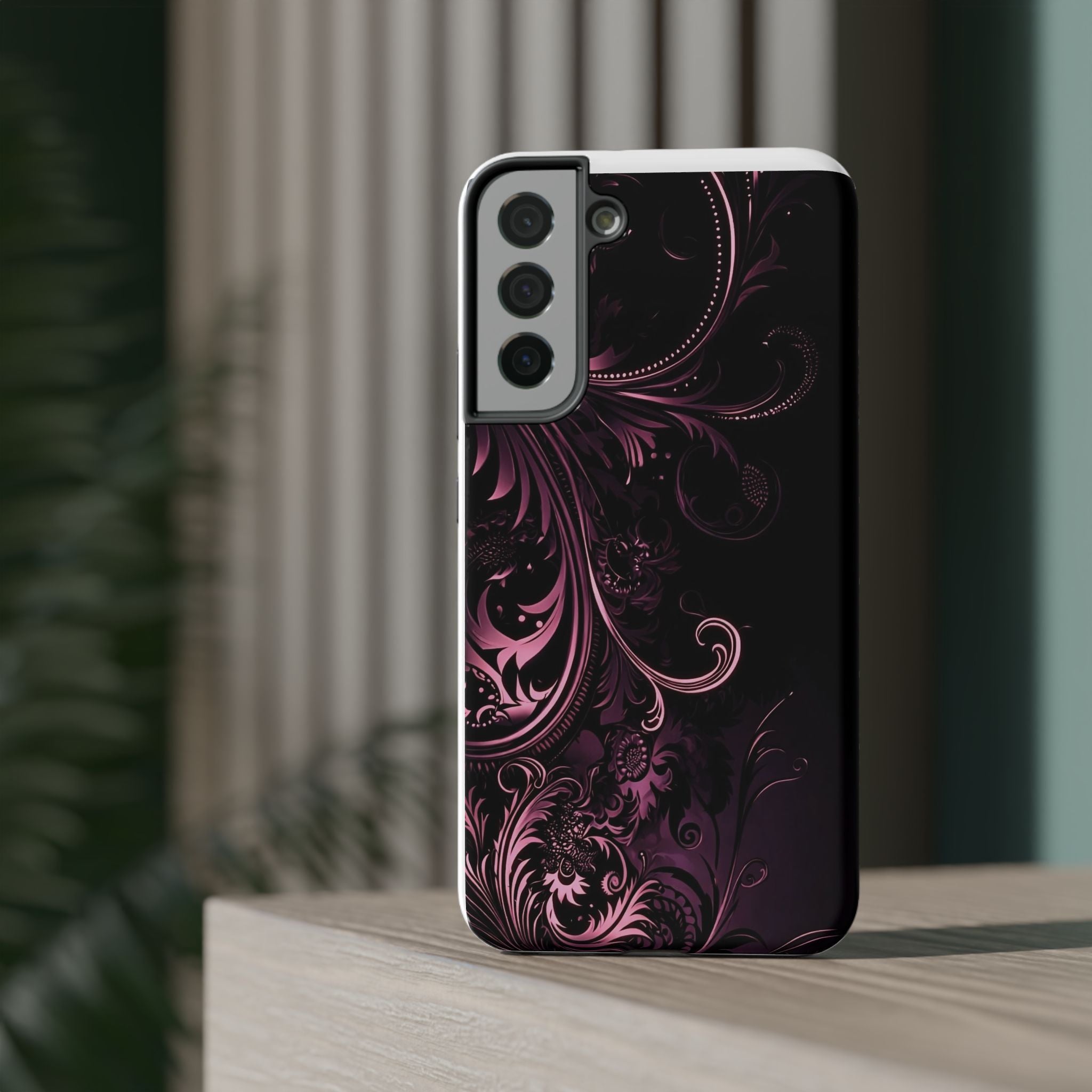Y2K pink spiral Impact-Resistant Phone Case
