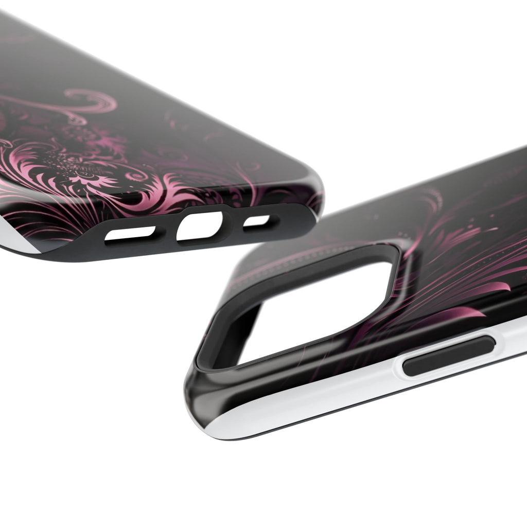 Y2K pink spiral Impact-Resistant Phone Case