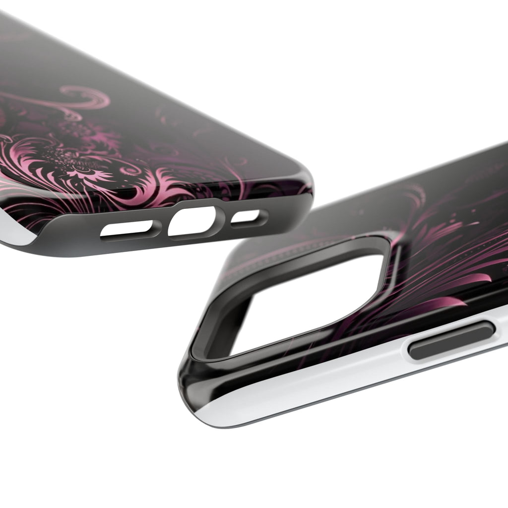 Y2K pink spiral Impact-Resistant Phone Case