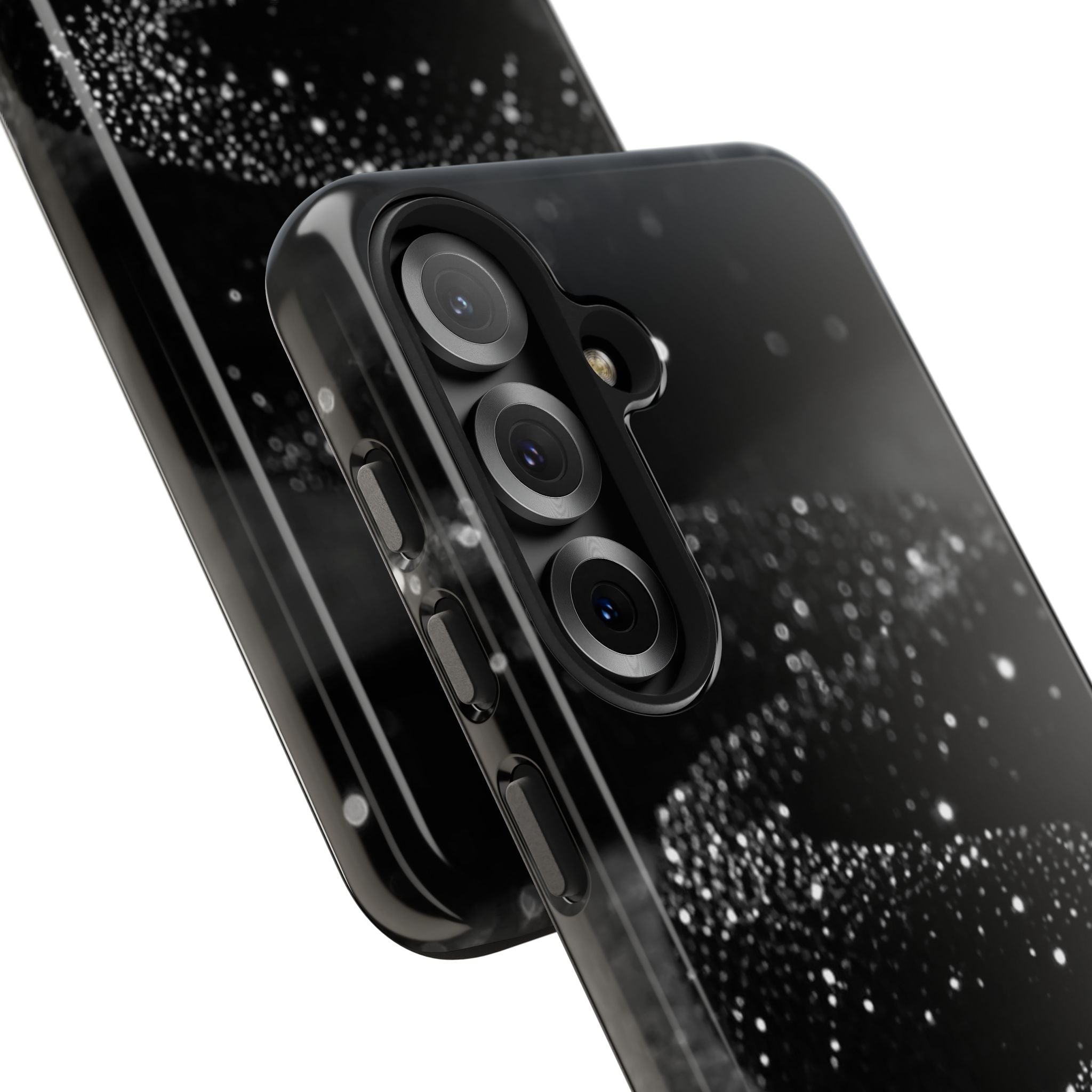 Black Shimmer Snake Tough Phone Cases