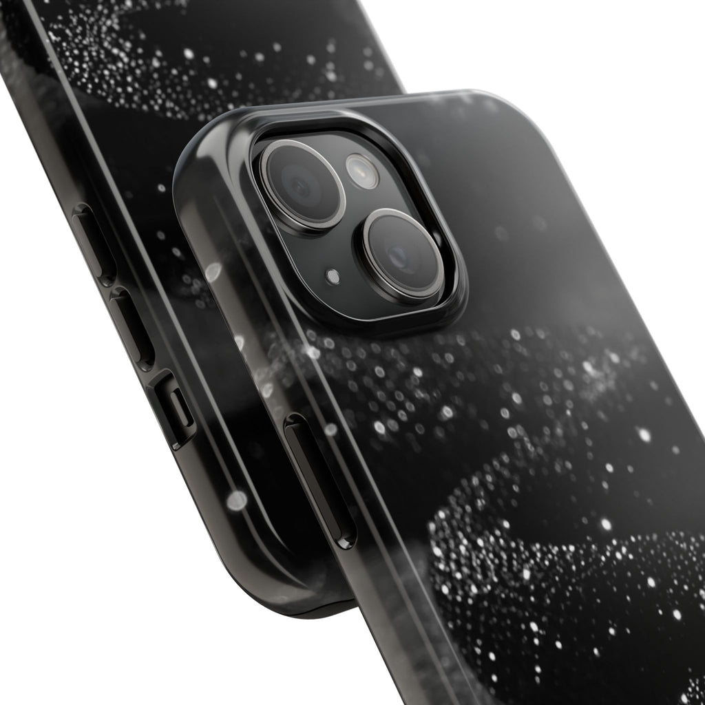 Black Shimmer Snake Tough Phone Cases
