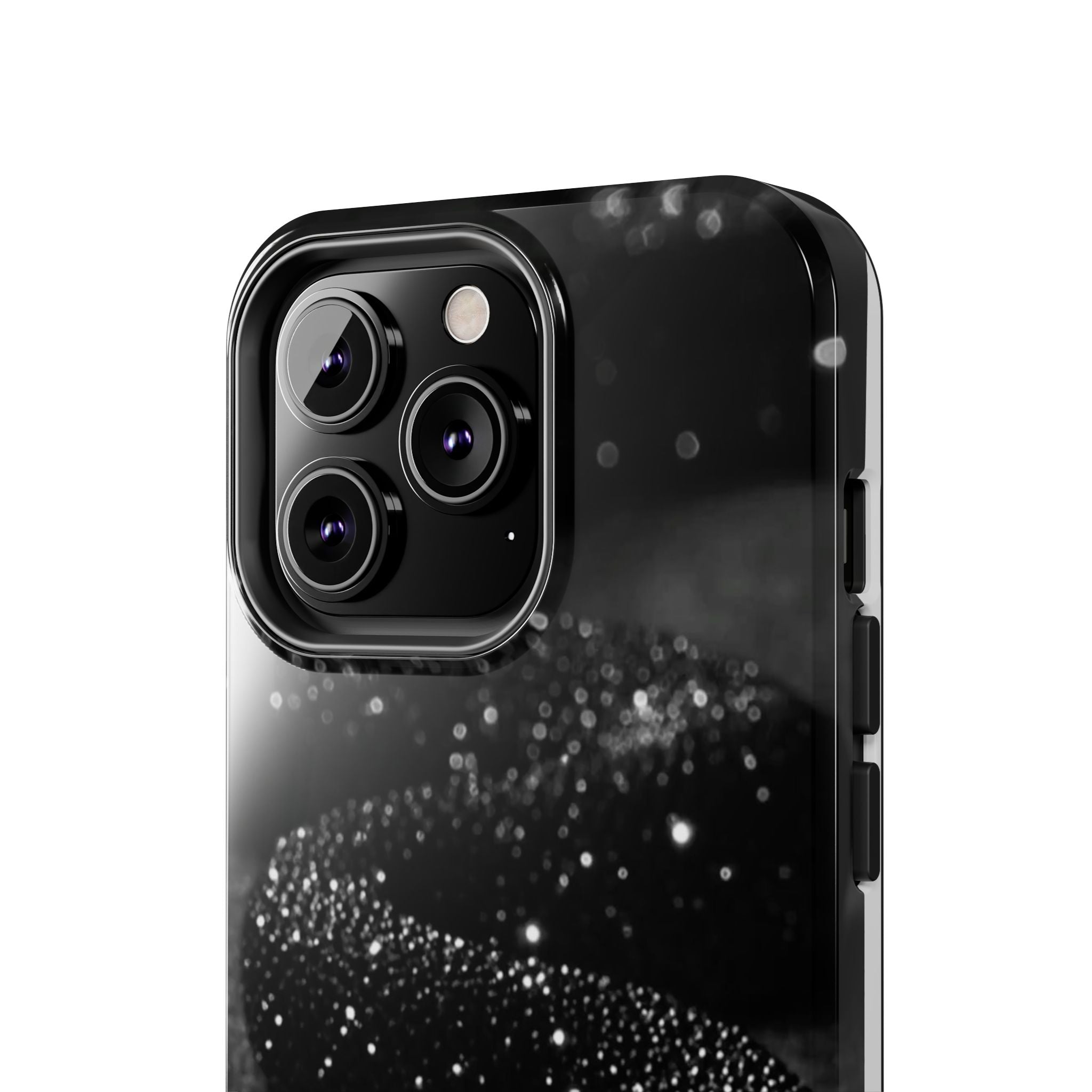 Black Shimmer Snake Tough Phone Cases