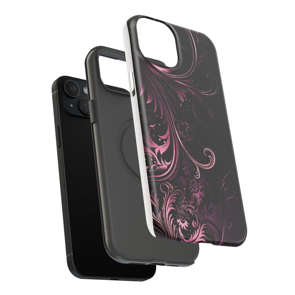Y2K pink spiral Impact-Resistant Phone Case
